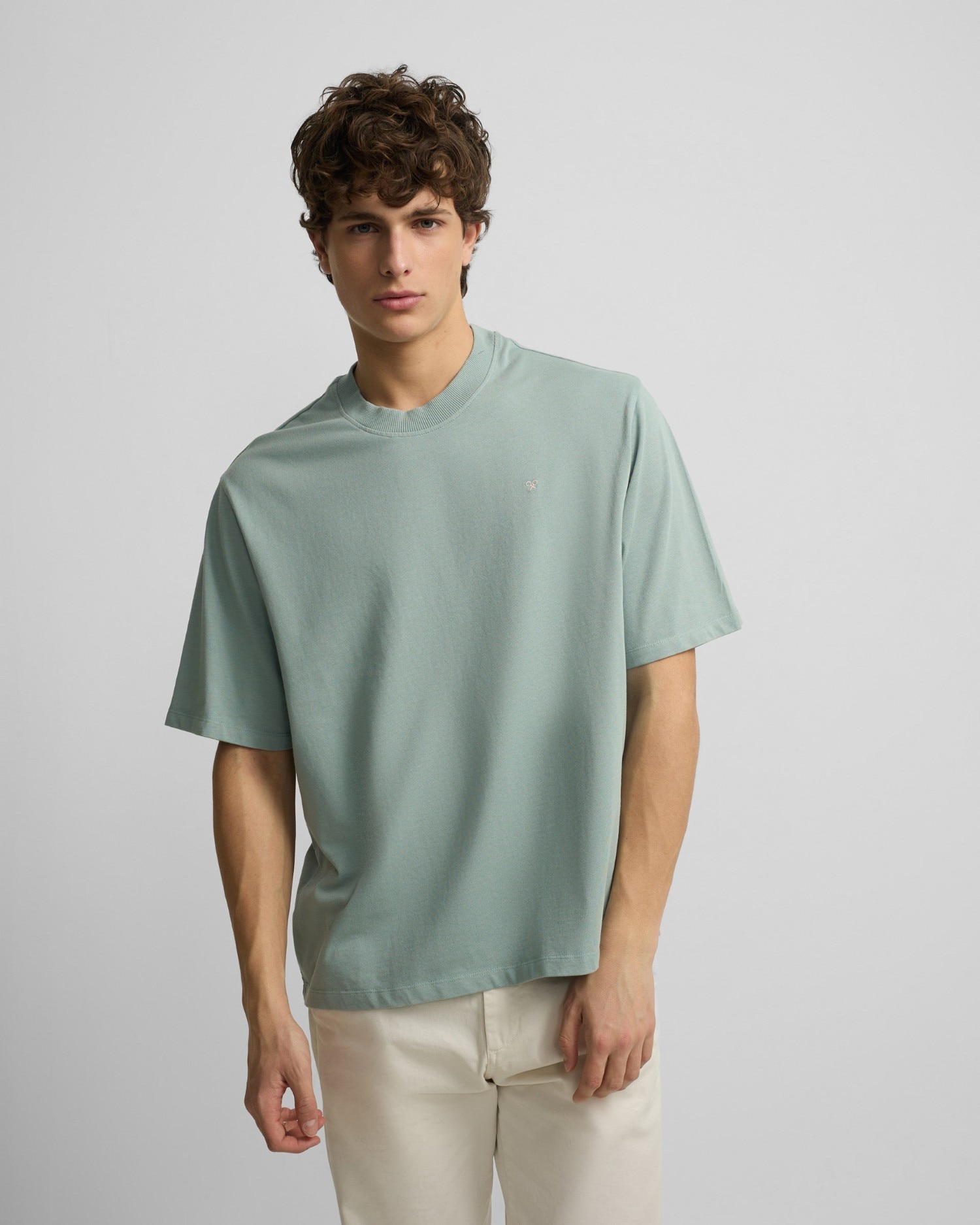 Imagem 0 de T-shirt Special Fit Silbon Classic Society Verde Cinzento
