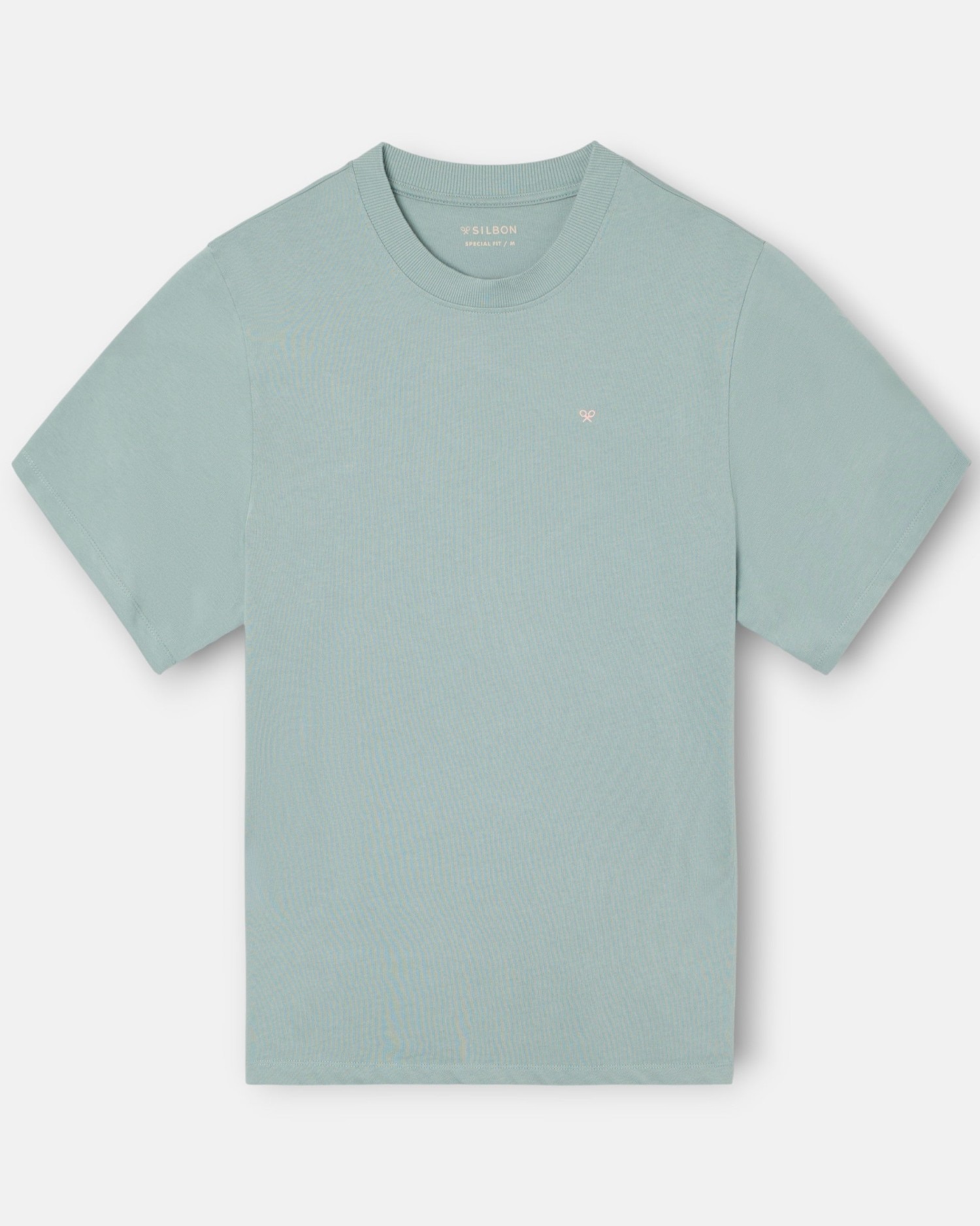 T-shirt Special Fit Silbon Classic Society Verde Cinzento Cinzento-4