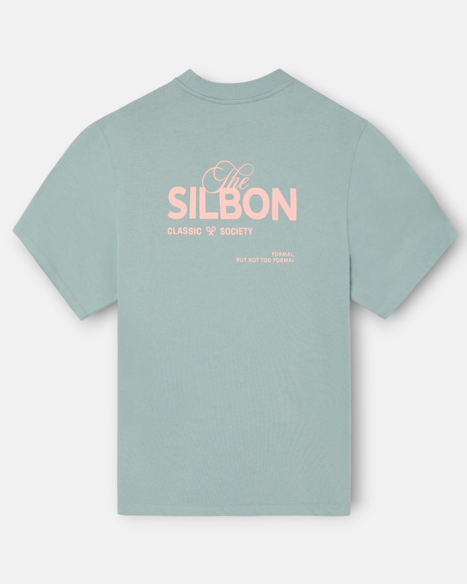 T-shirt Special Fit Silbon Classic Society Verde Cinzento Cinzento-5