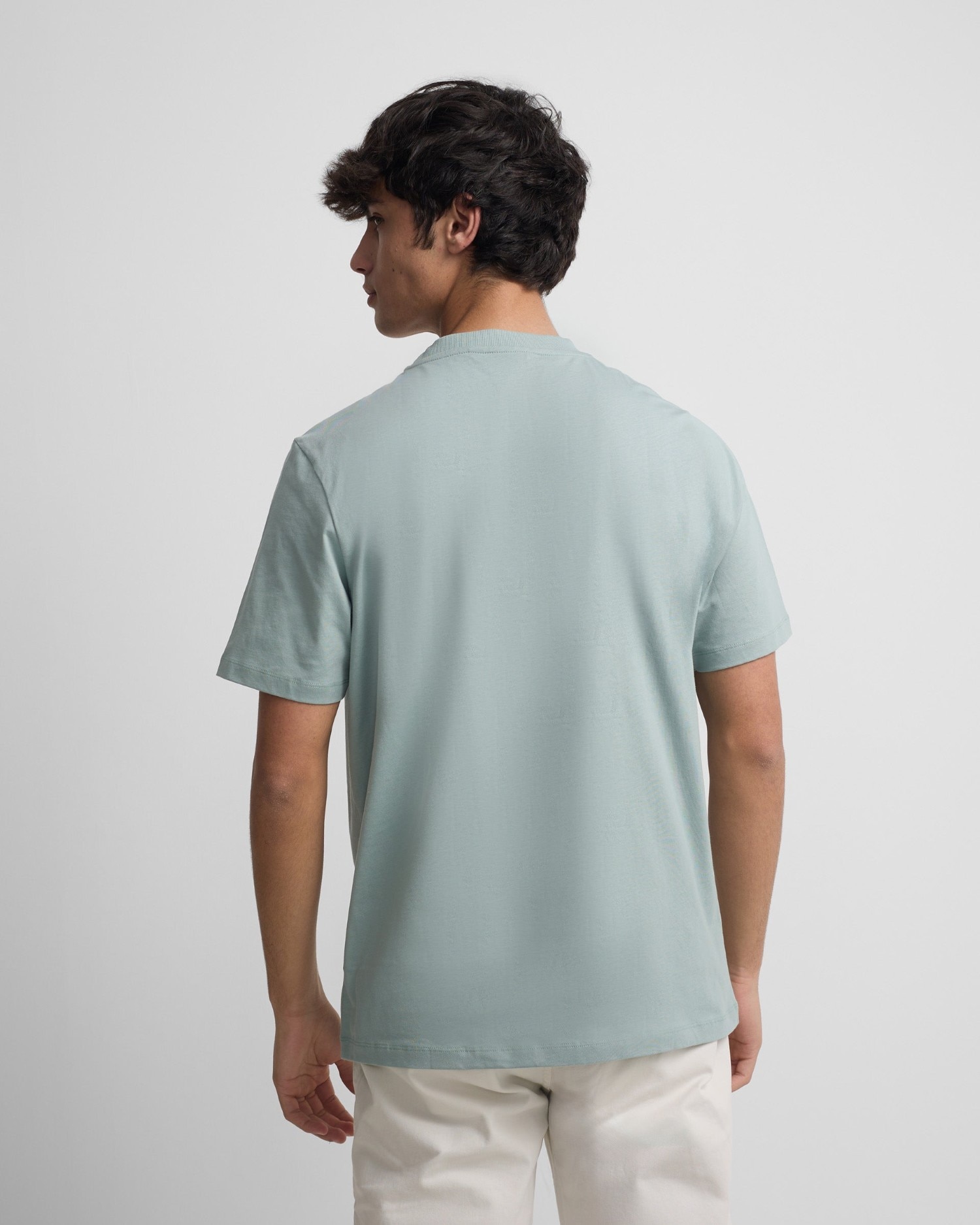 T-shirt com Bolso Étnico Verde Verde-2