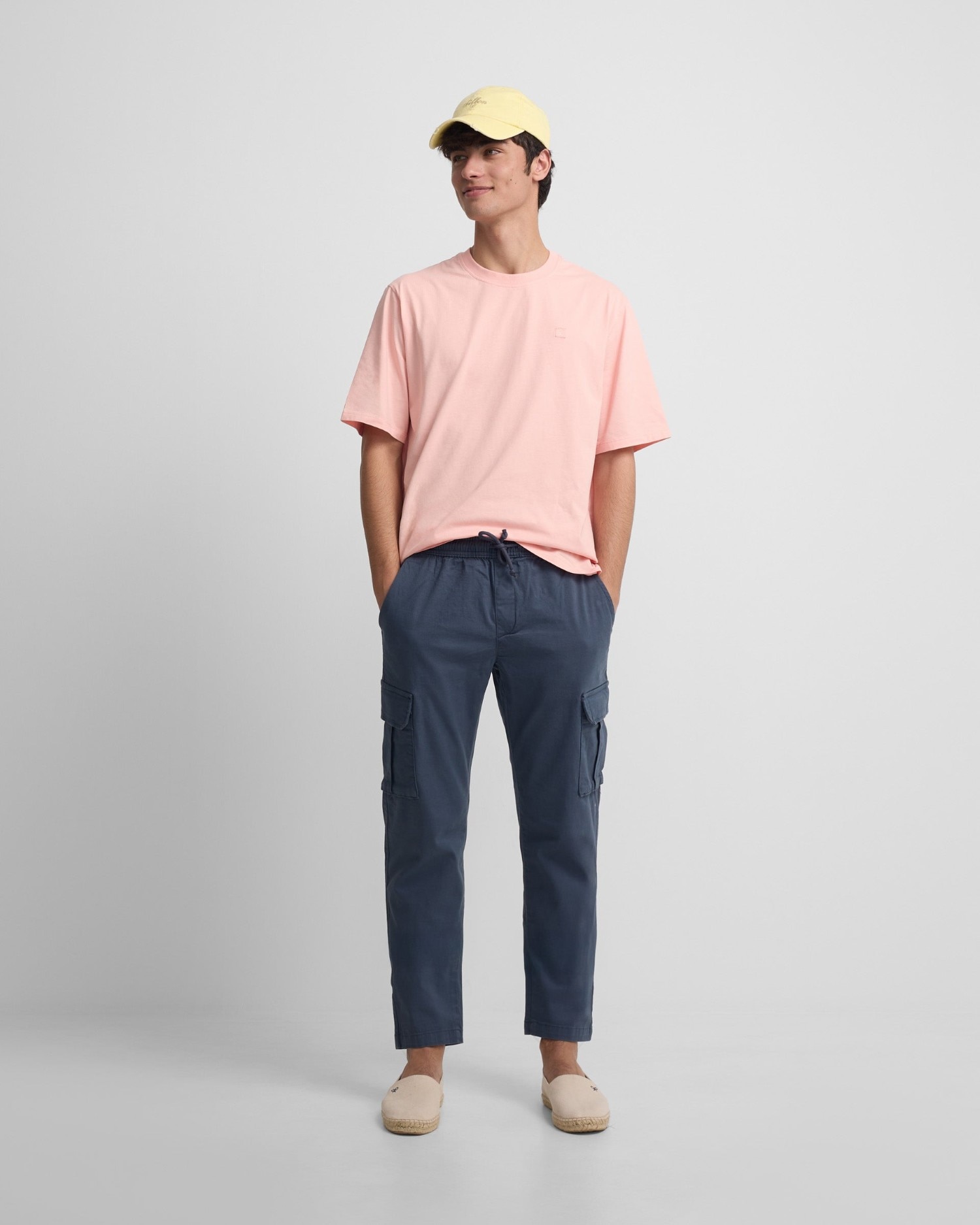 T-shirt Special Fit Minilogo Patch Coral-1