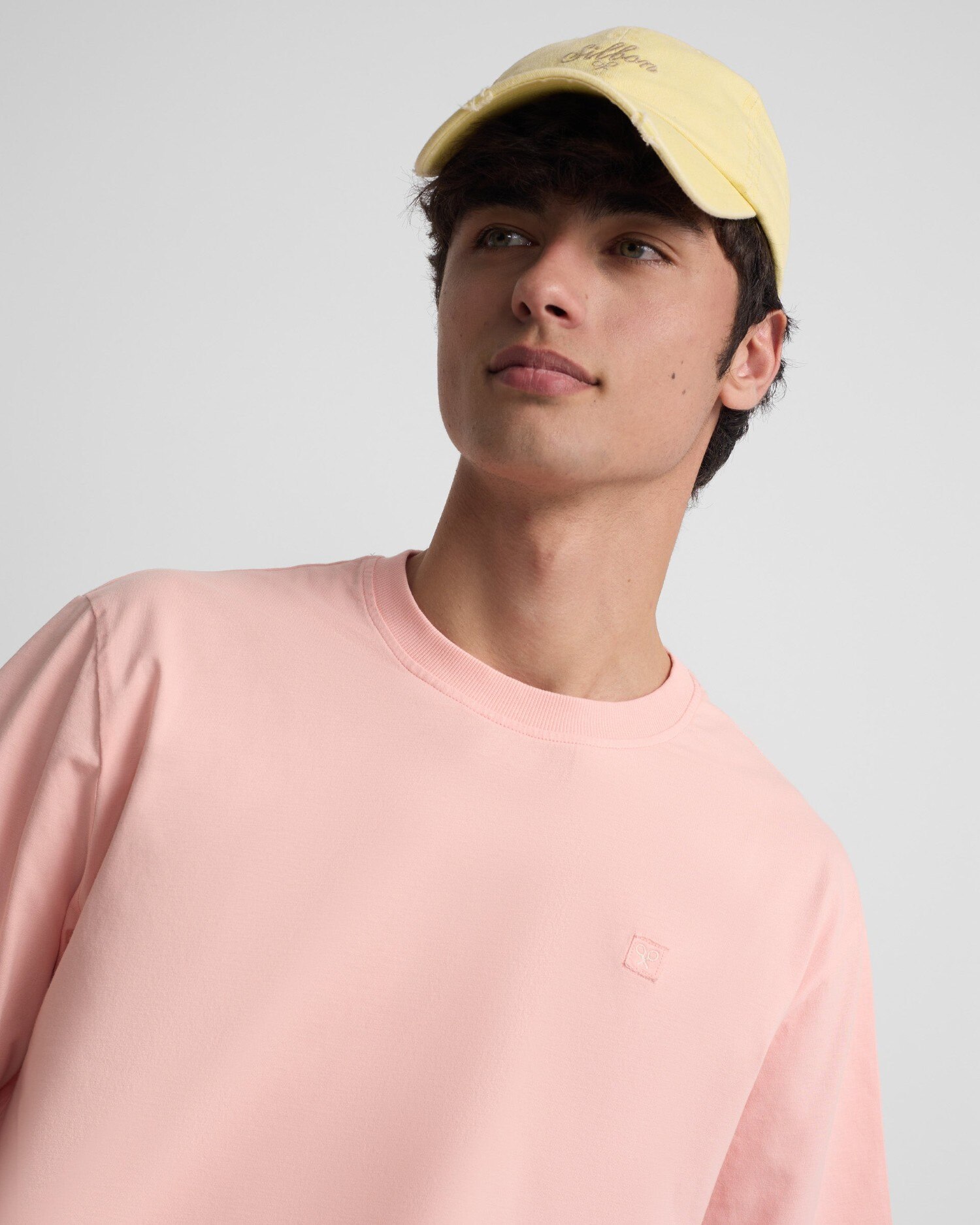 T-shirt Special Fit Minilogo Patch Coral-3