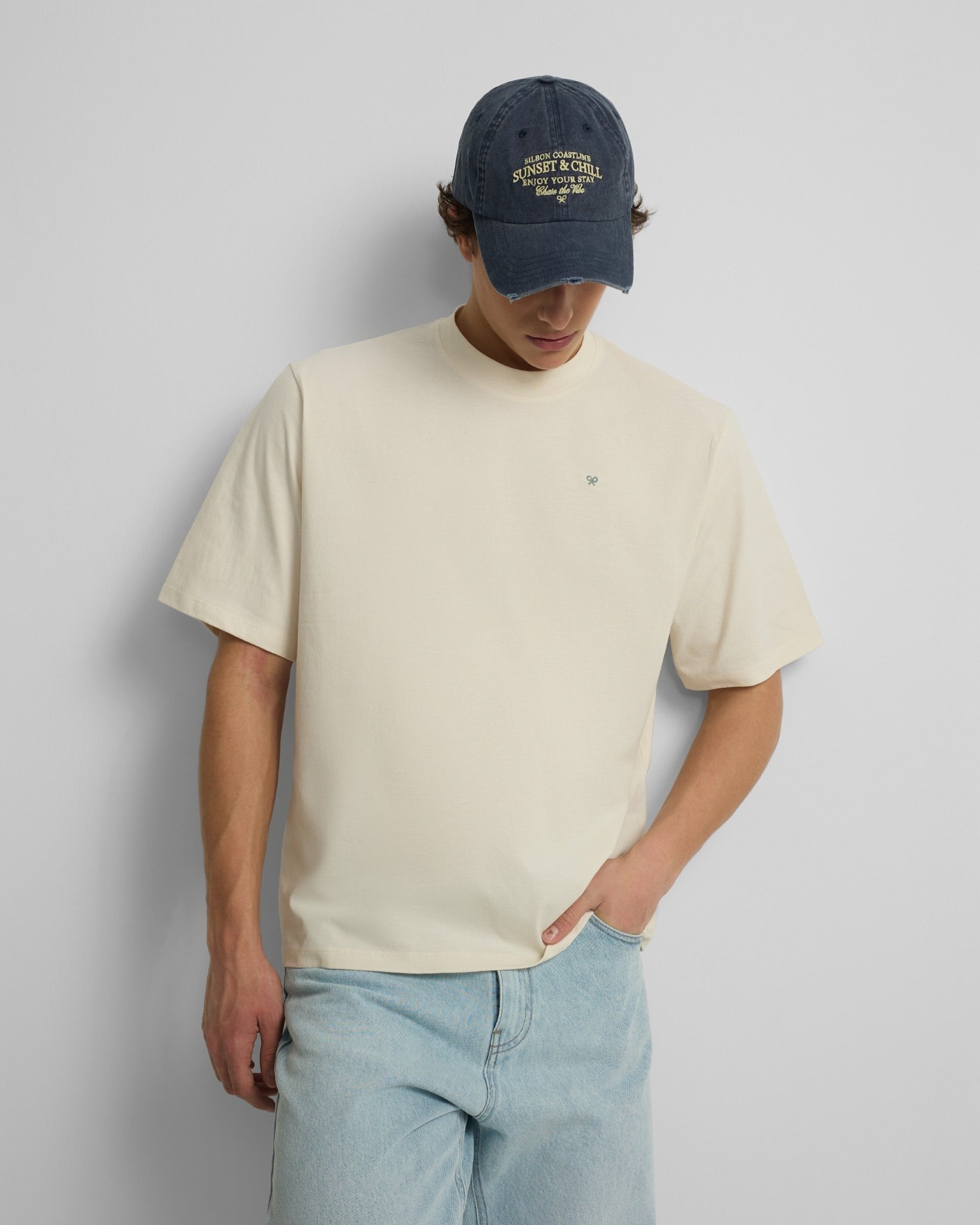 Imagem 0 de T-shirt Special Fit Le Champs em Creme