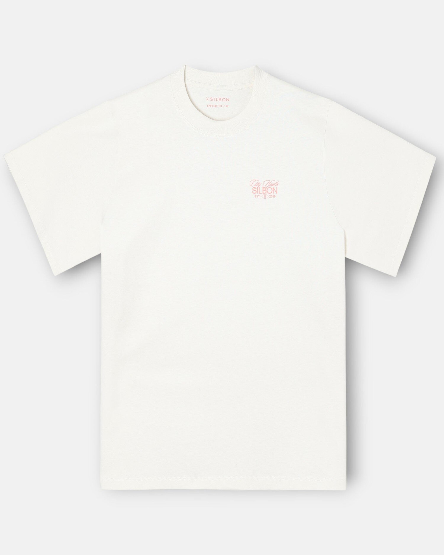 T-shirt Special Fit City Youth em Creme Creme-4