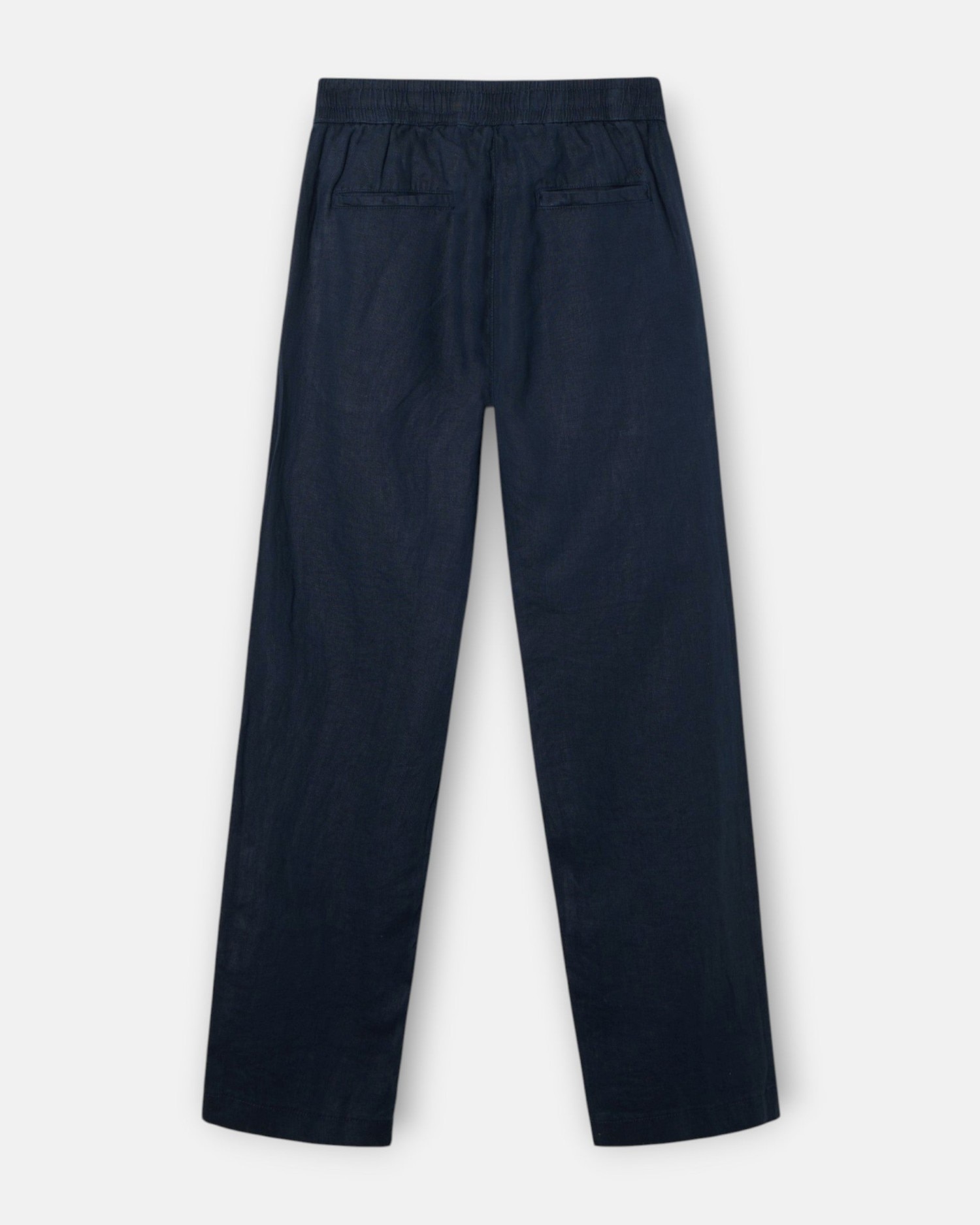 Calças Sport Jogger de Linho Azul-3
