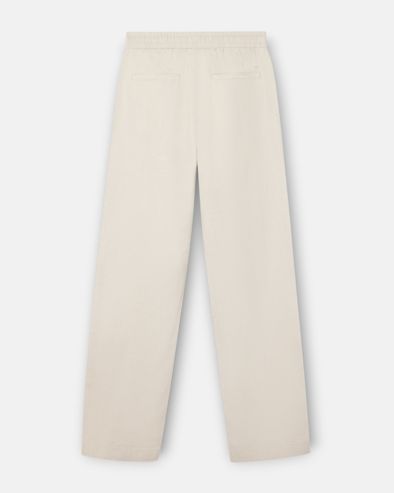 Calças Sport Jogger de Linho Pedra-3