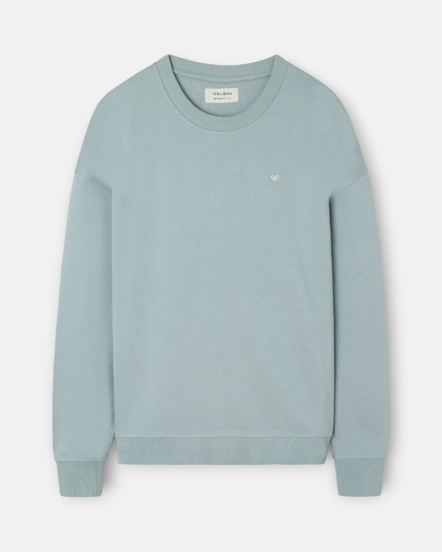 Imagem 0 de Sweatshirt sem Capuz Relaxed Fit Plans Verde Cinzento