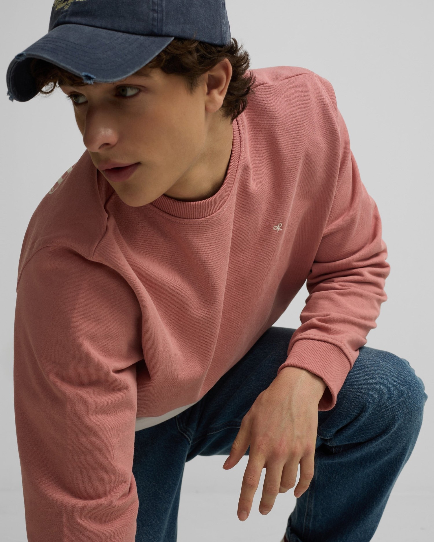 Sweatshirt Silbon Summer Coral Coral-3