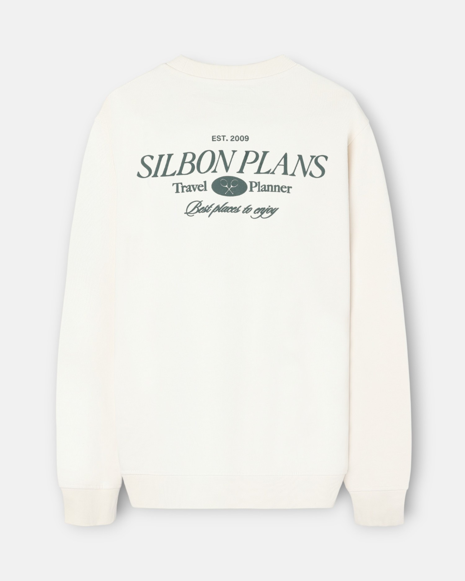 Sweatshirt Relaxed Fit Plans Creme-2