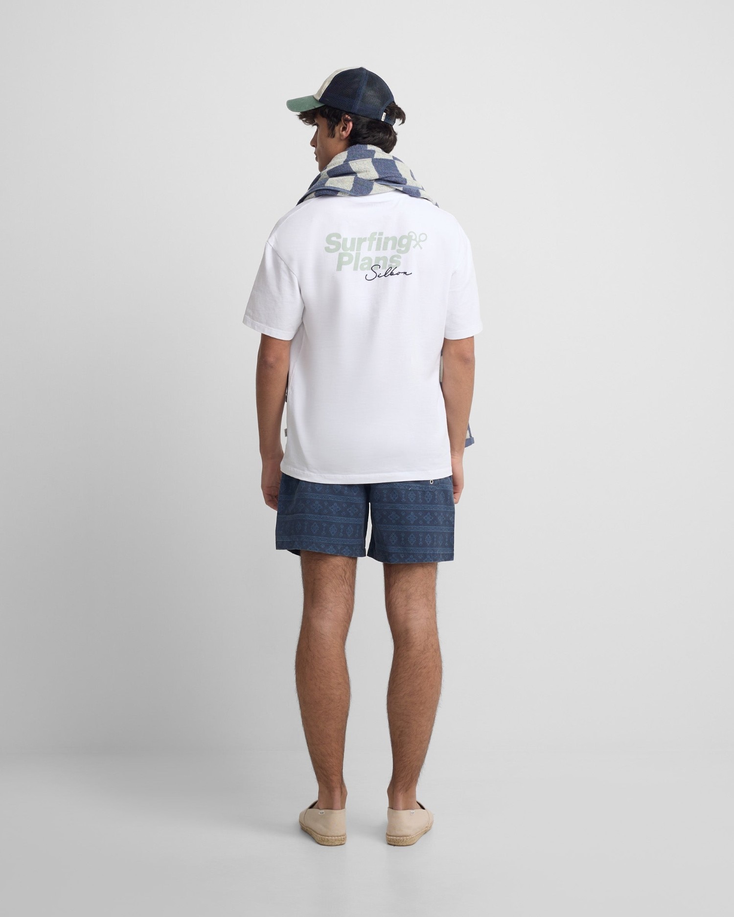 Fato de Banho Étnico com Lavagem - Azul-Marinho Azul-marinho-2