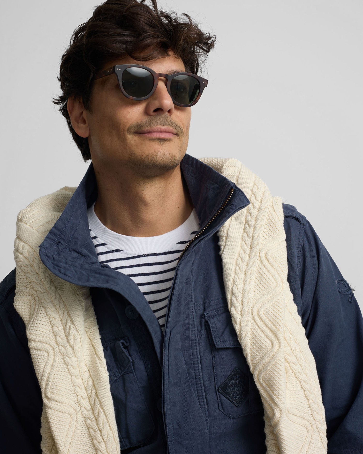 Parka com Patches Azul-marinho-3
