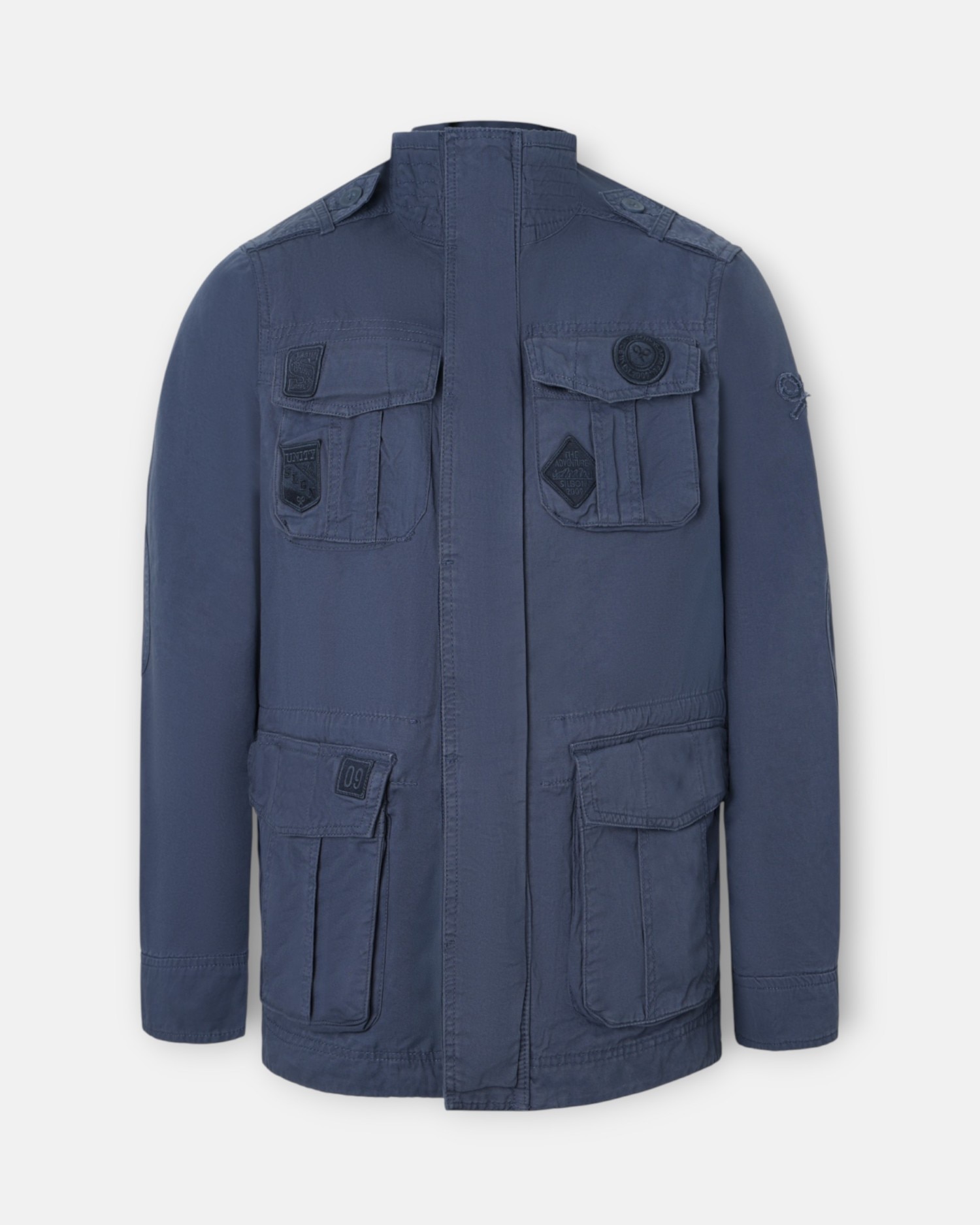 Parka com Patches Azul-marinho-4