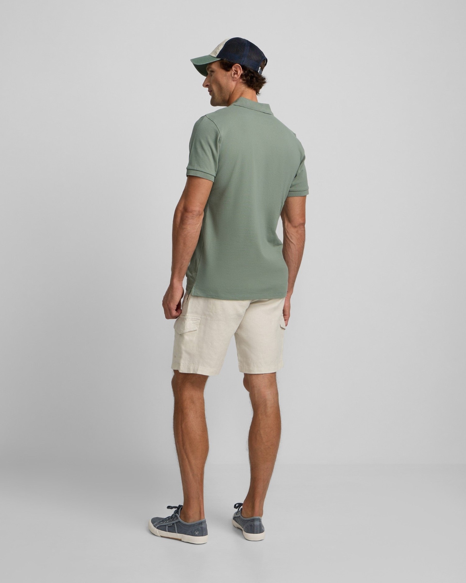 Bermudas de Linho com Bolso Pedra-2