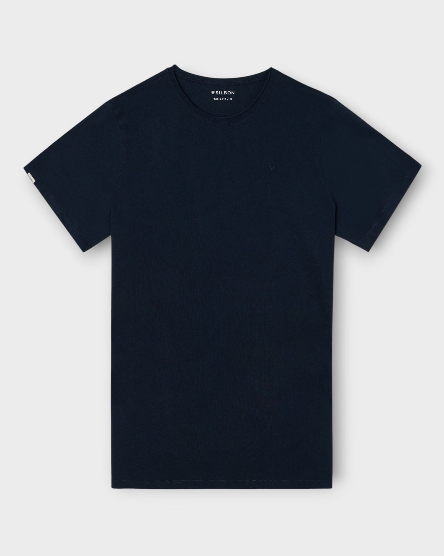 T-shirt com Gola Roll Azul-marinho-4