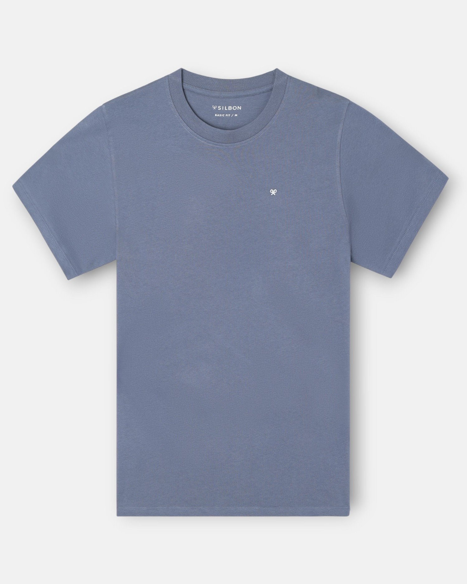 T-shirt Luxury Boat em Branco Azul-índigo-1