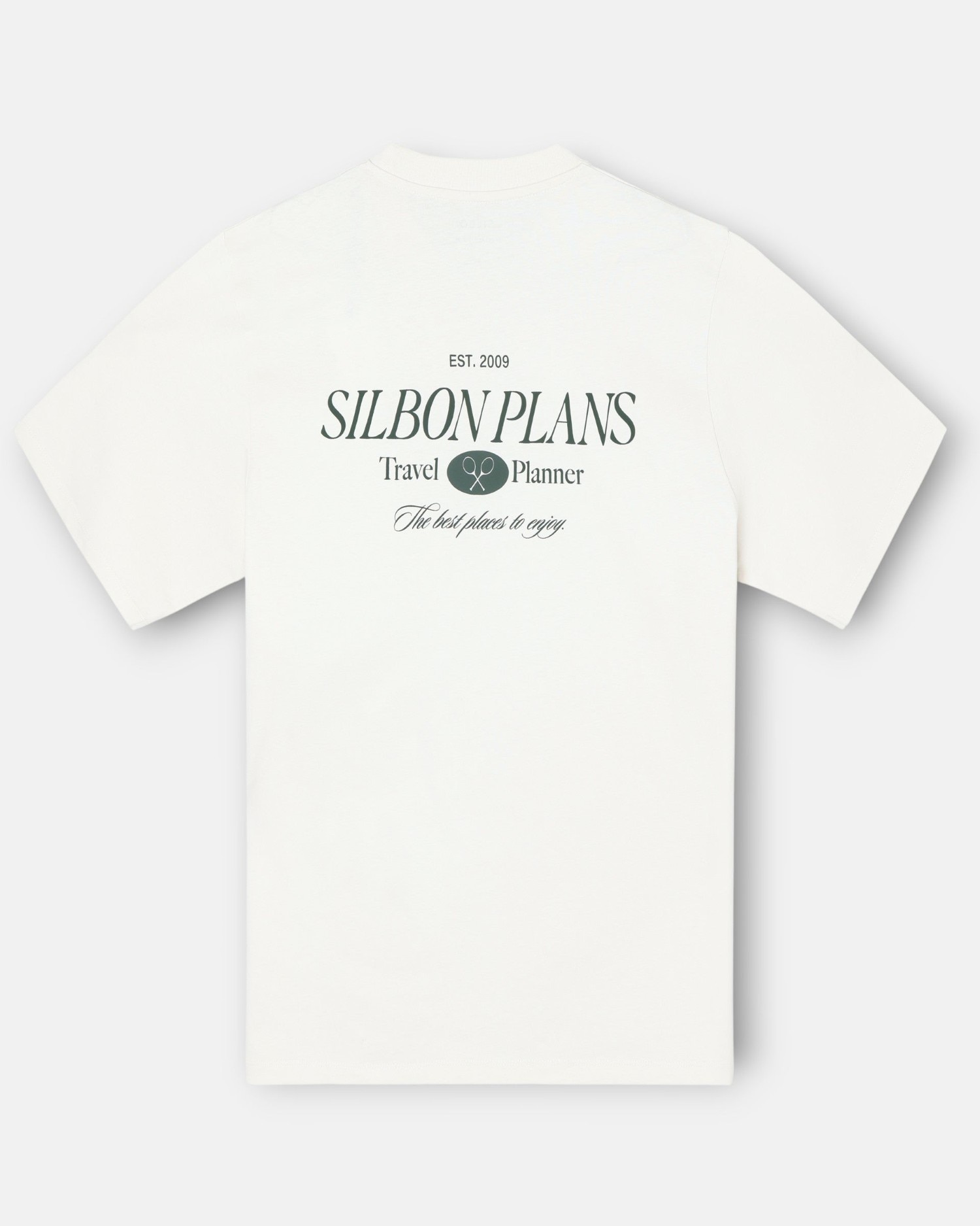 T-shirt Special Fit Silbon Plans em Creme Creme-5