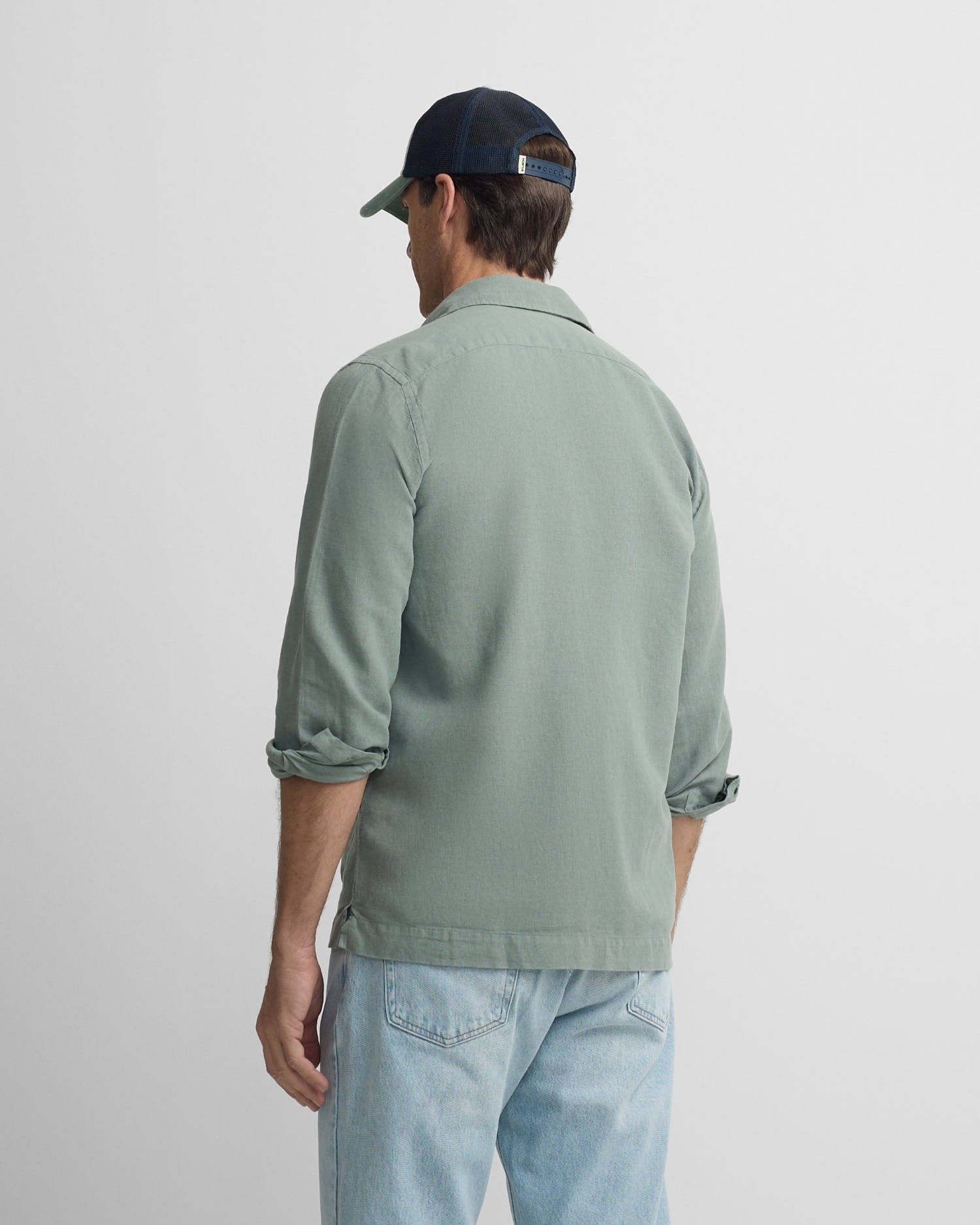 Camisa Sport Pockets Verde-2