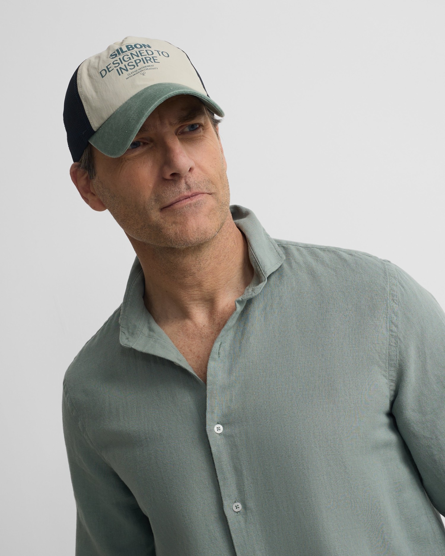 Camisa Sport Pockets Verde-3