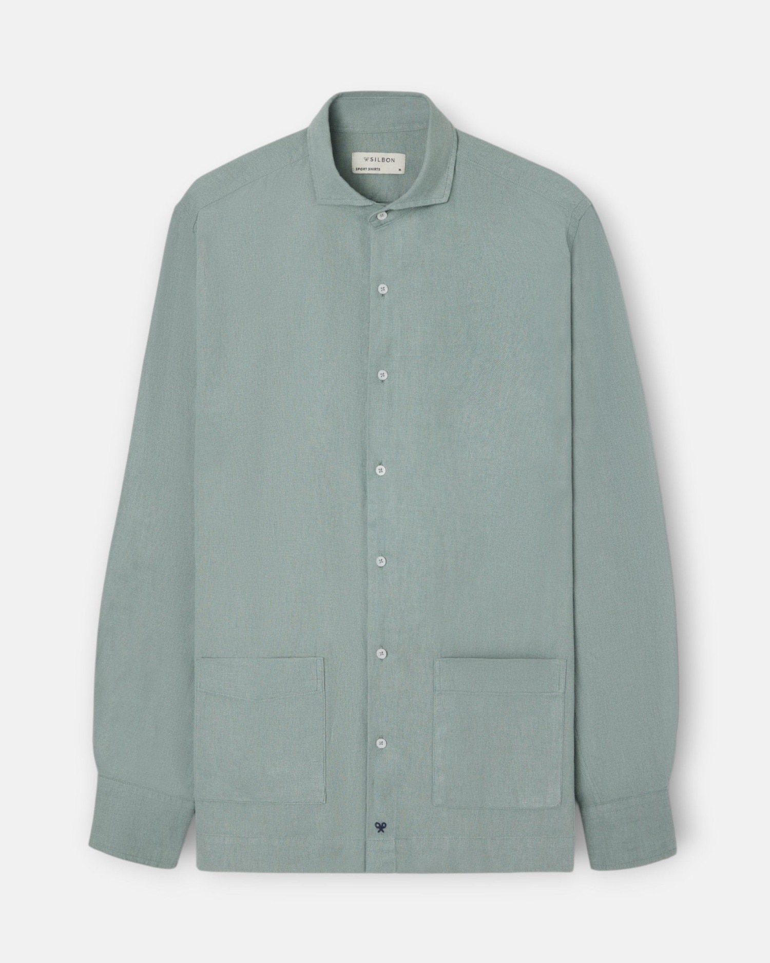 Camisa Sport Pockets Verde-4