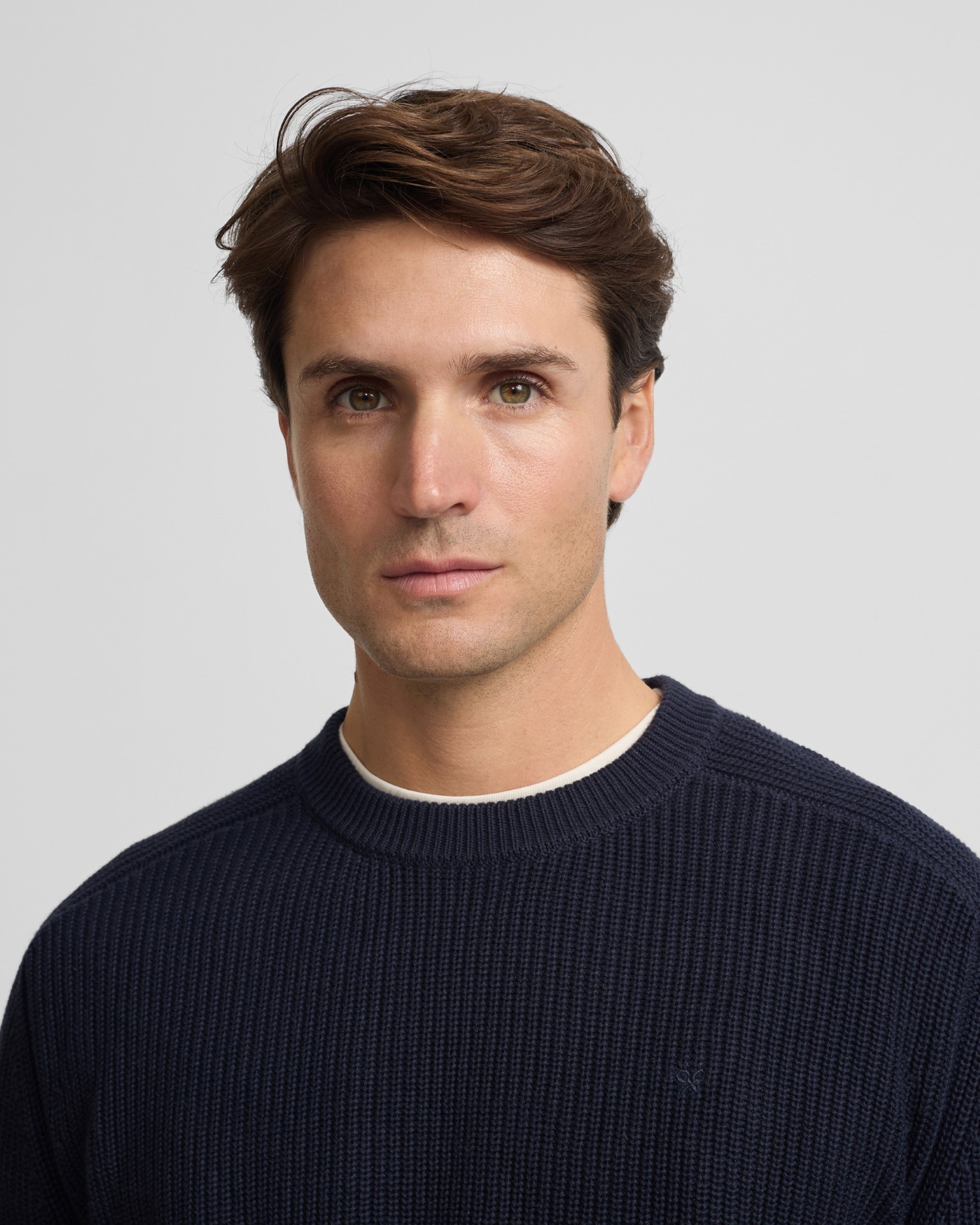 Camisola com Estrutura Azul-marinho-3