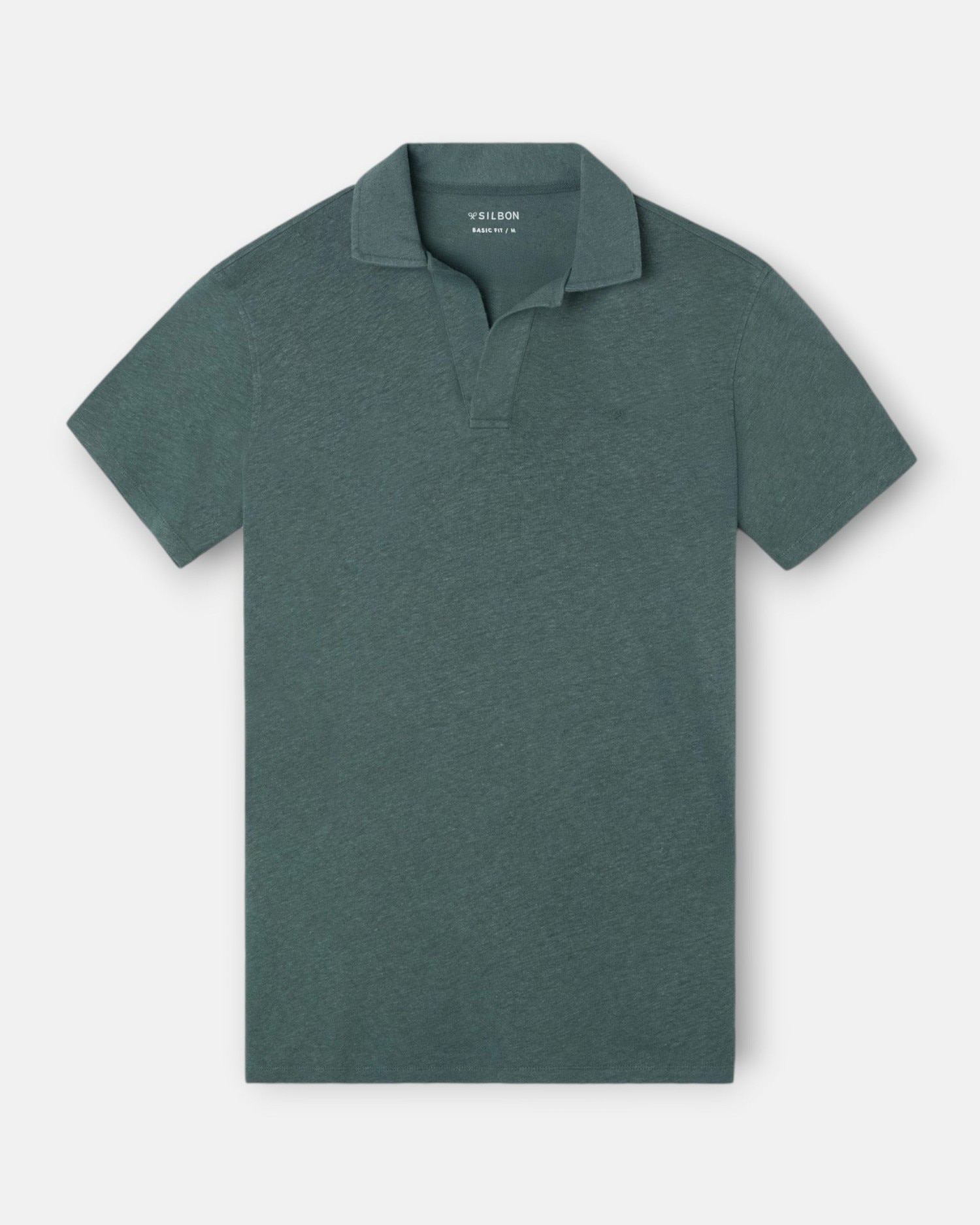 Polo de Linho Verde-1