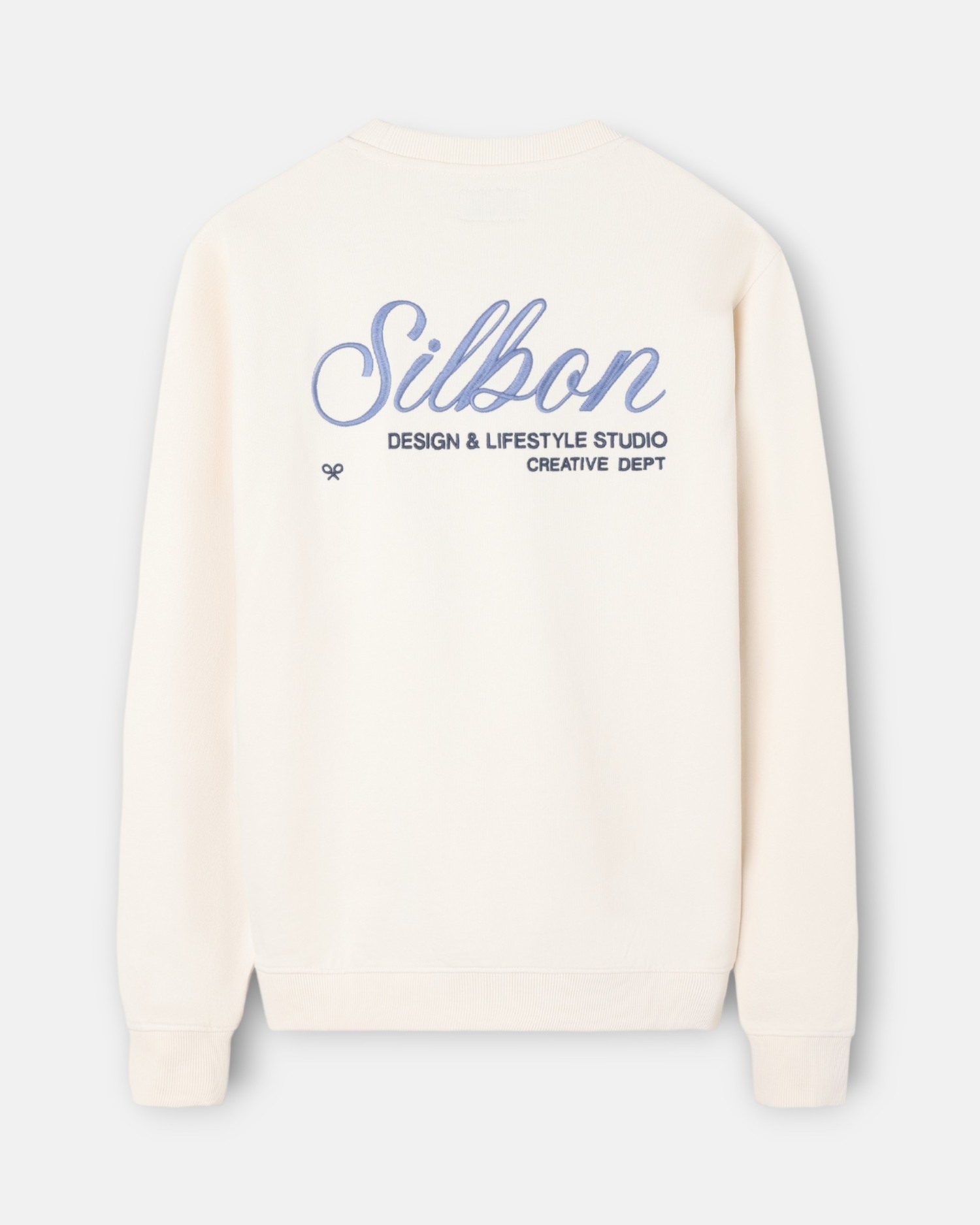 Sweatshirt sem Capuz Creative Dept Creme Creme-2