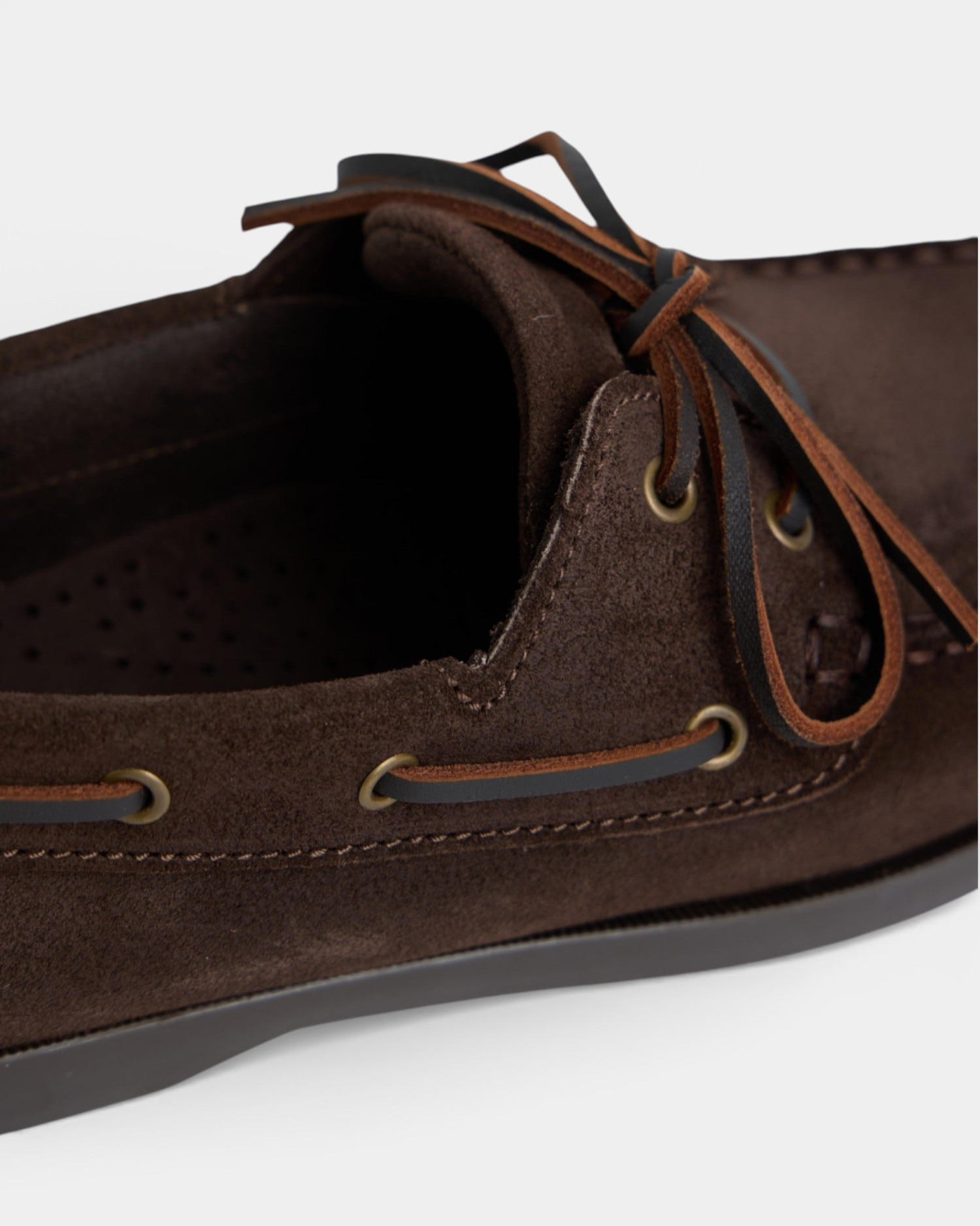 Sapatos Náuticos Sport de Camurça Castanho-5