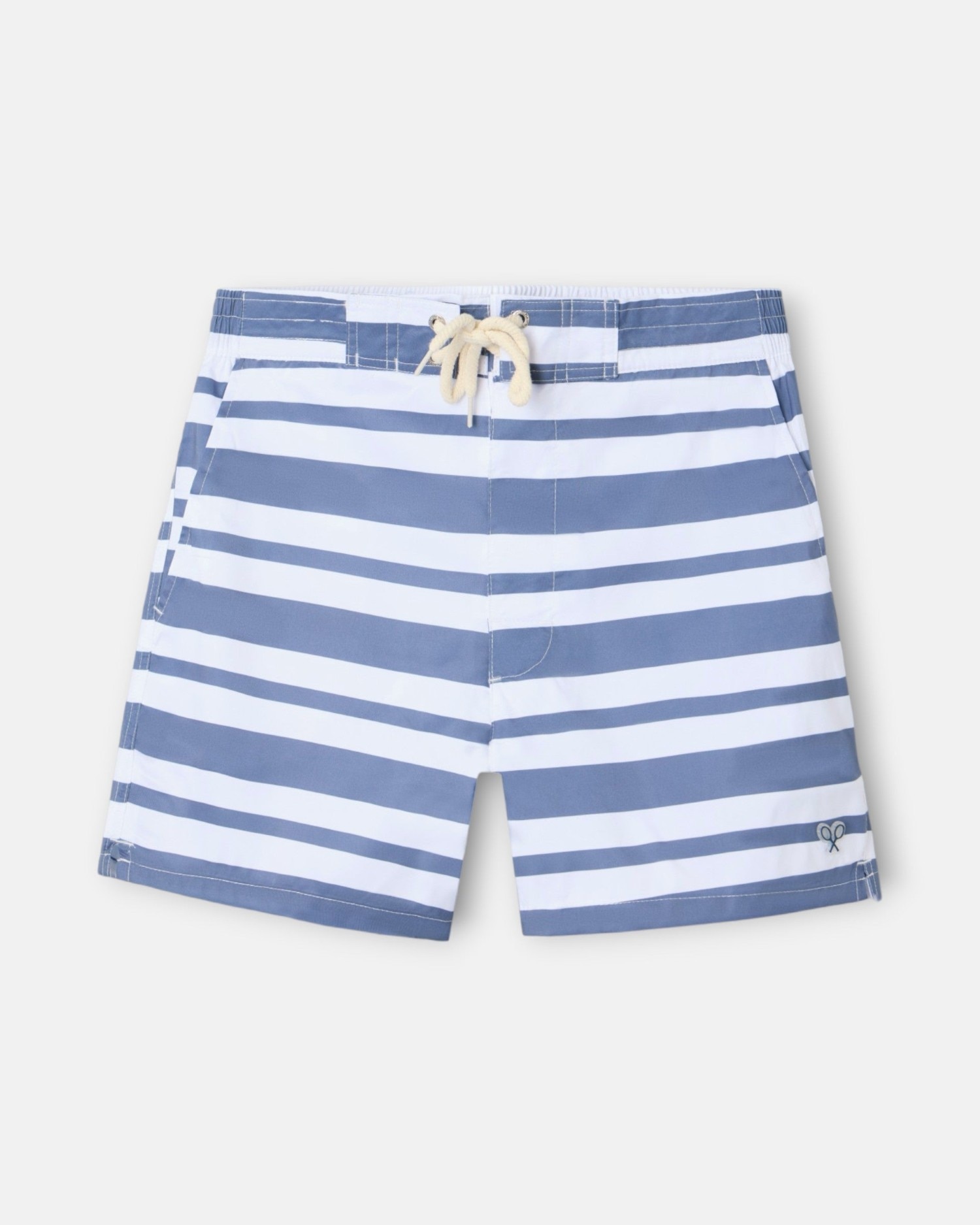 Fato de Banho Surfer Riscas Bicolor em Azul Azul-1