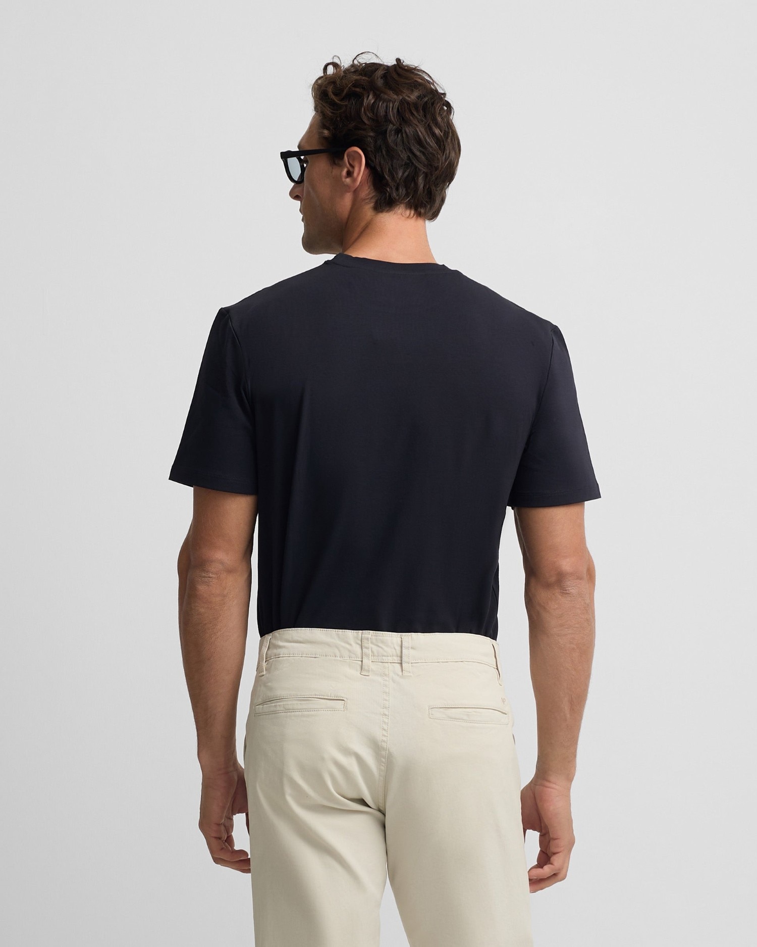 T-shirt Slim Fit Business Azul-marinho-2