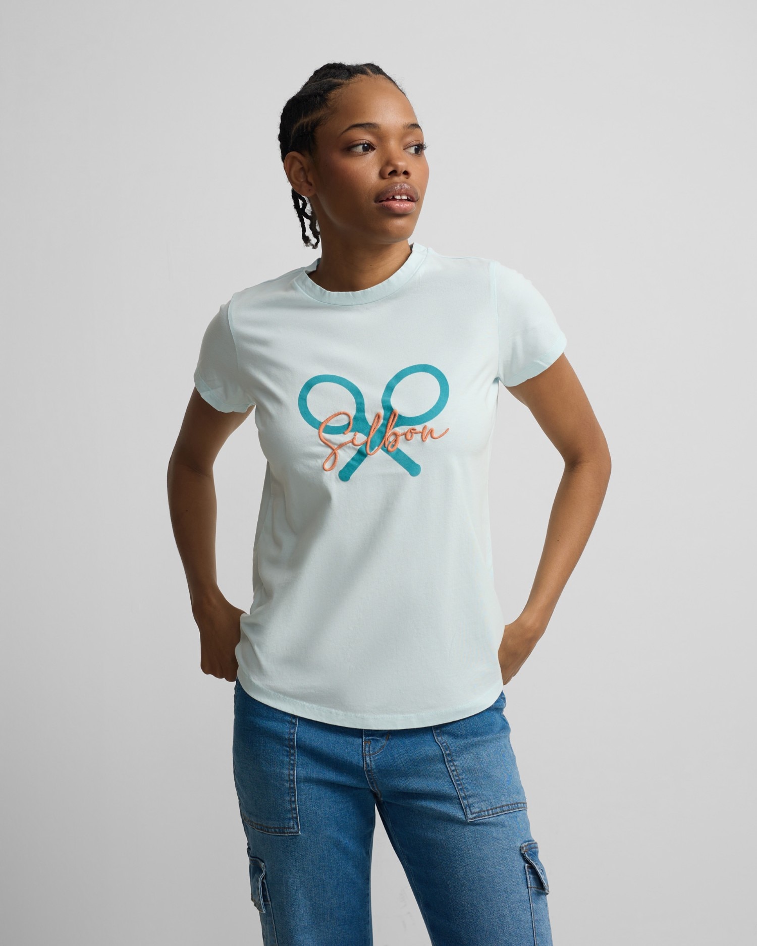 T-shirt Clássica Raquete Verde-1