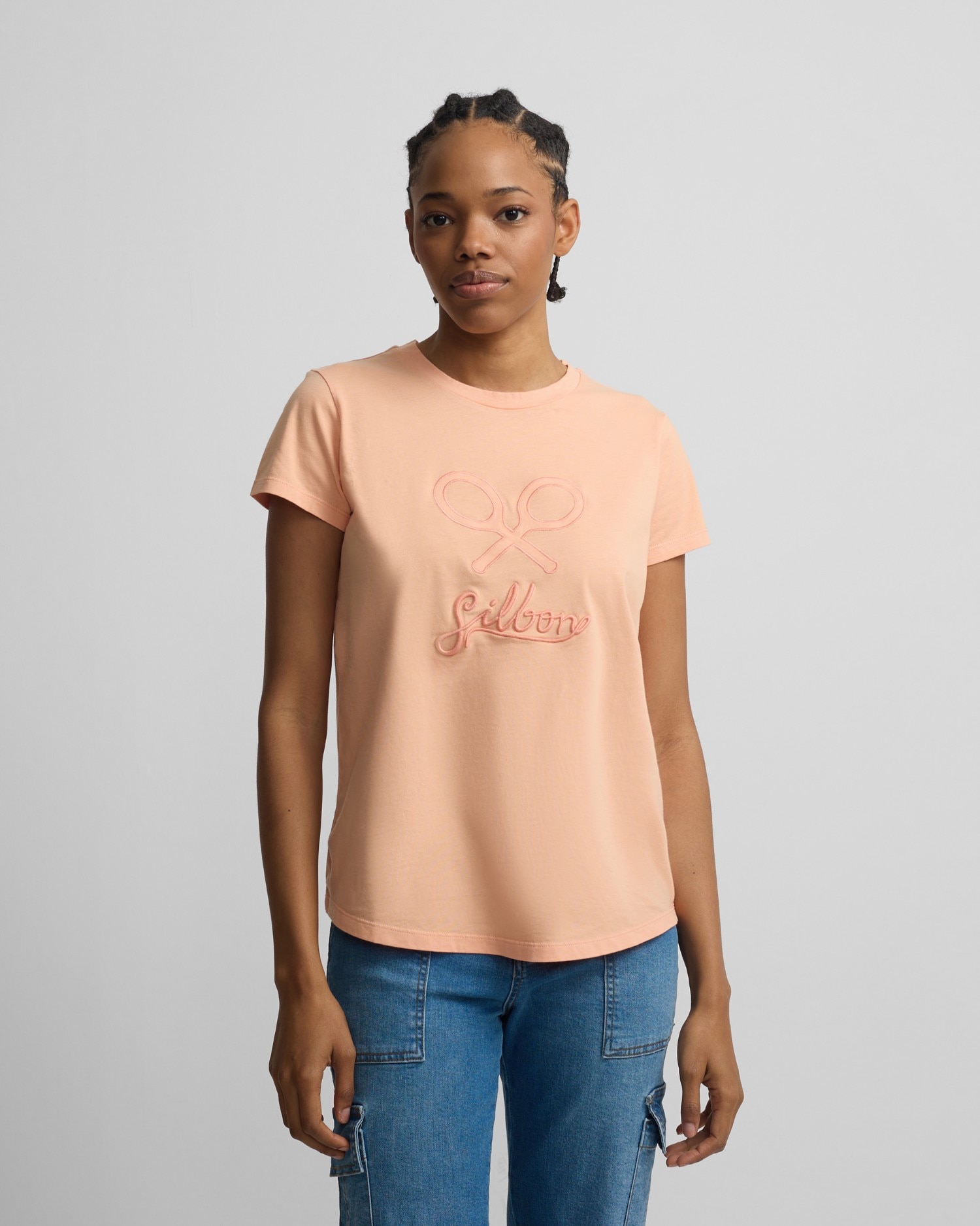 T-shirt Clássica Laranja-1