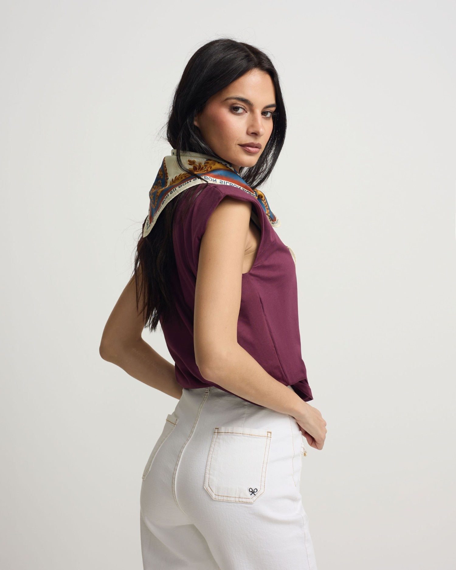 T-shirt Sun Bordeaux-2