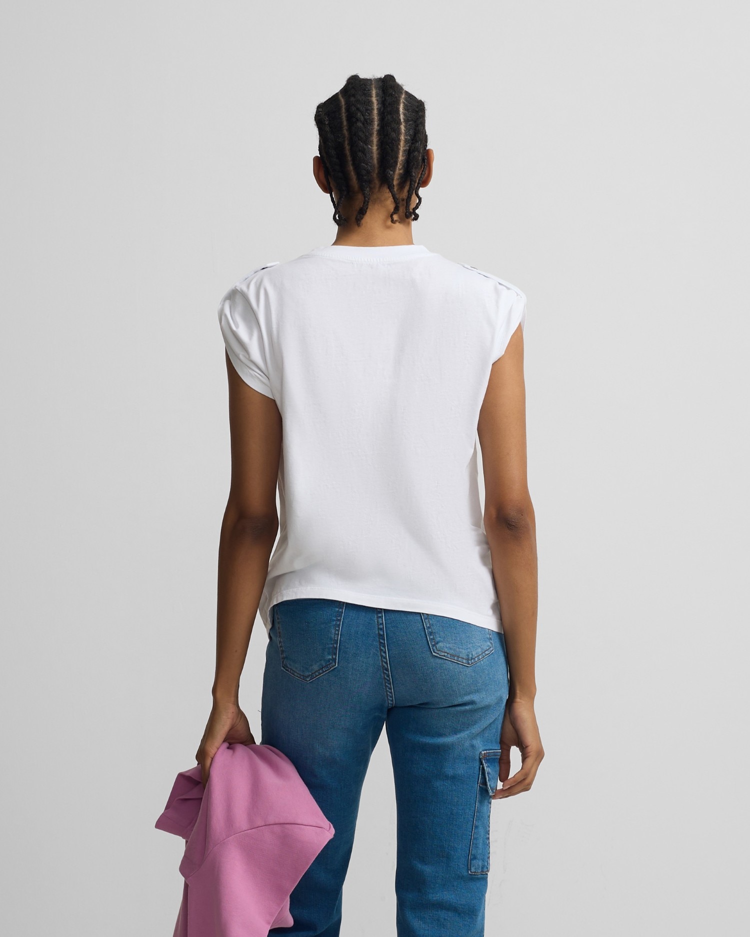 T-shirt Roll Out Have a Nice Day Branco-2