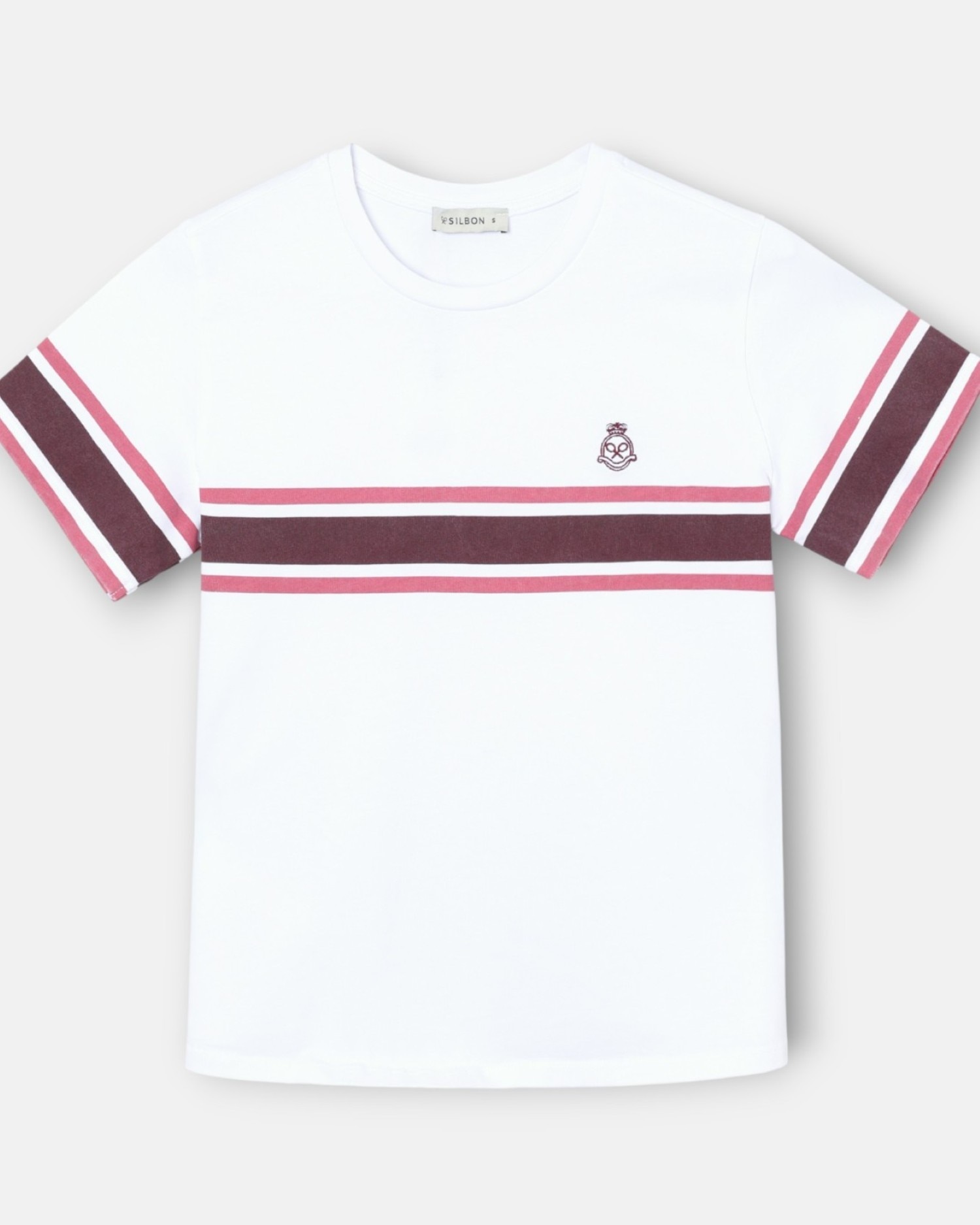 T-shirt Escudo Banda Rosa Rosa-4