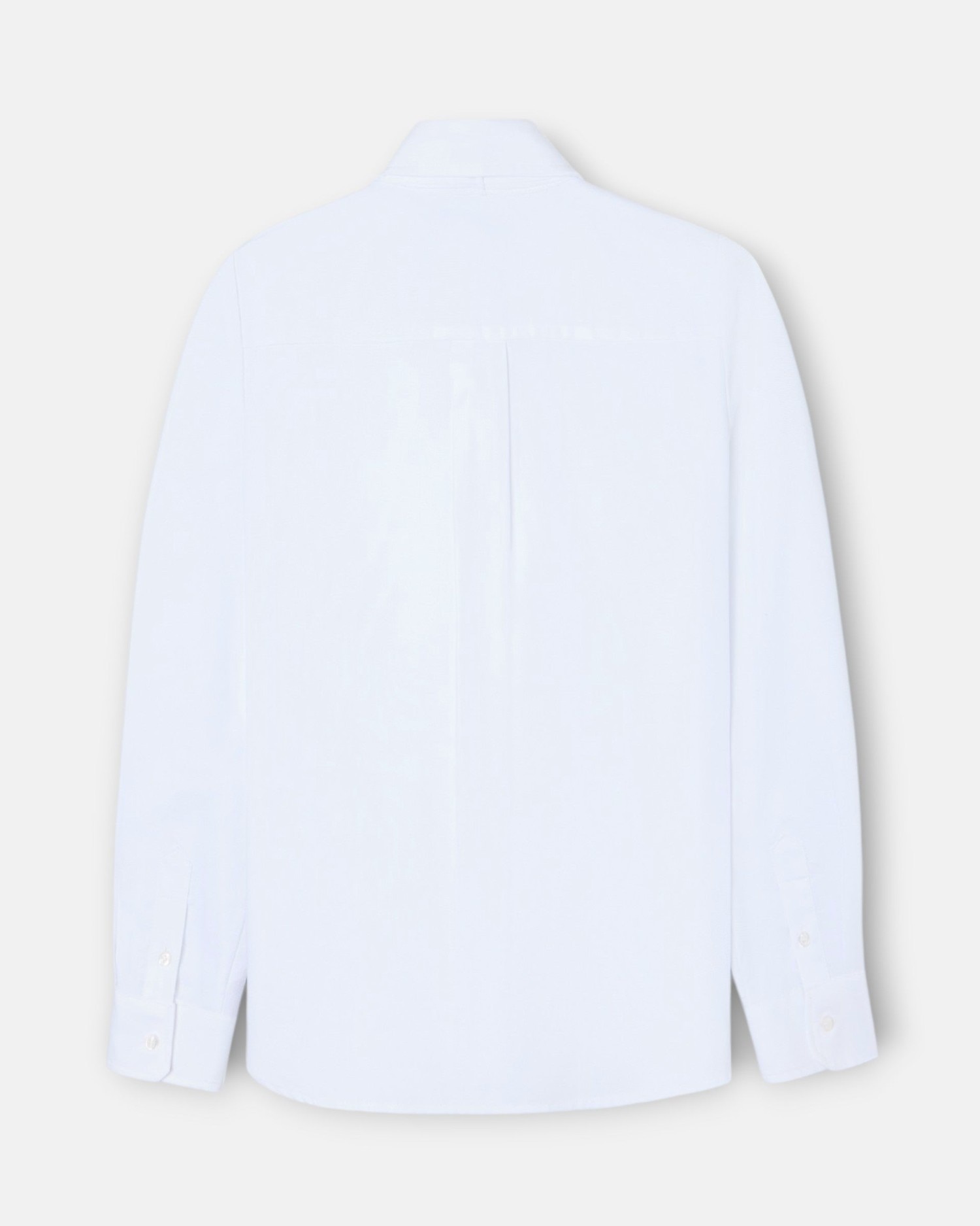 Camisa com Laçada Branca Branco-3