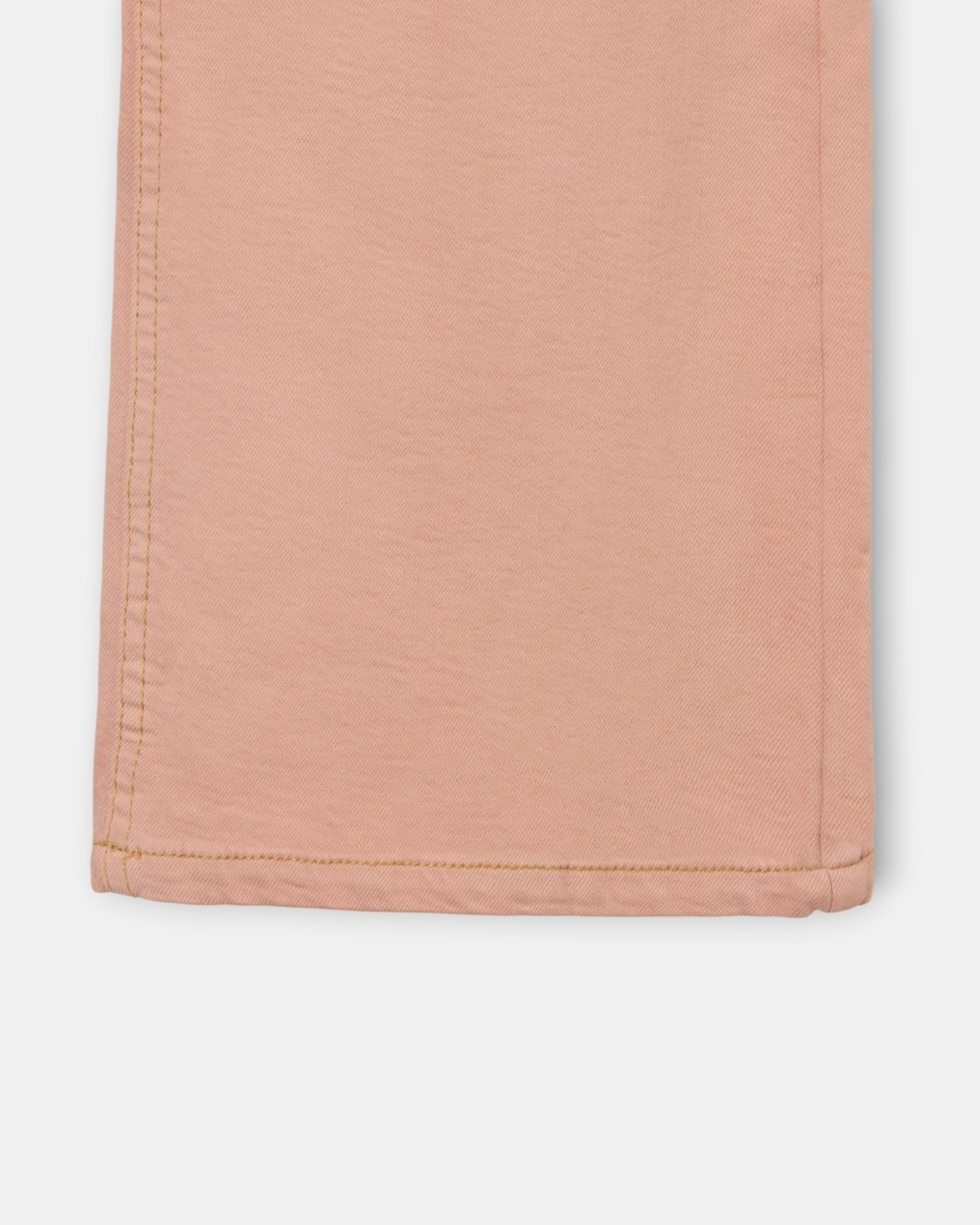 Jeans com Corte a Direito Denim Fivelas Coral-5