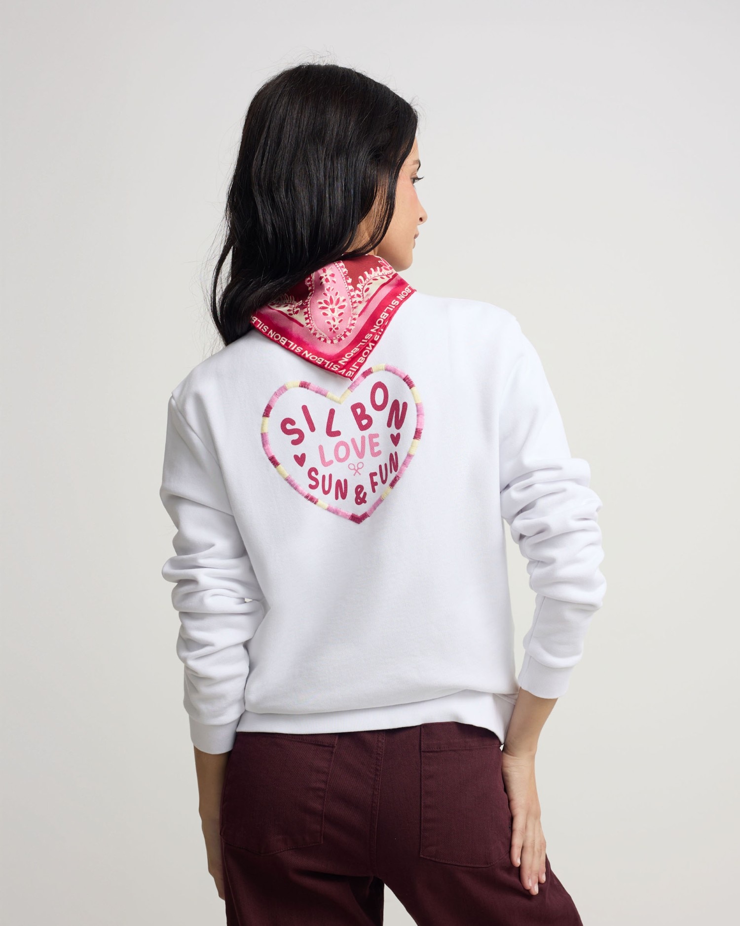 Sweat Coração Love Branco-2