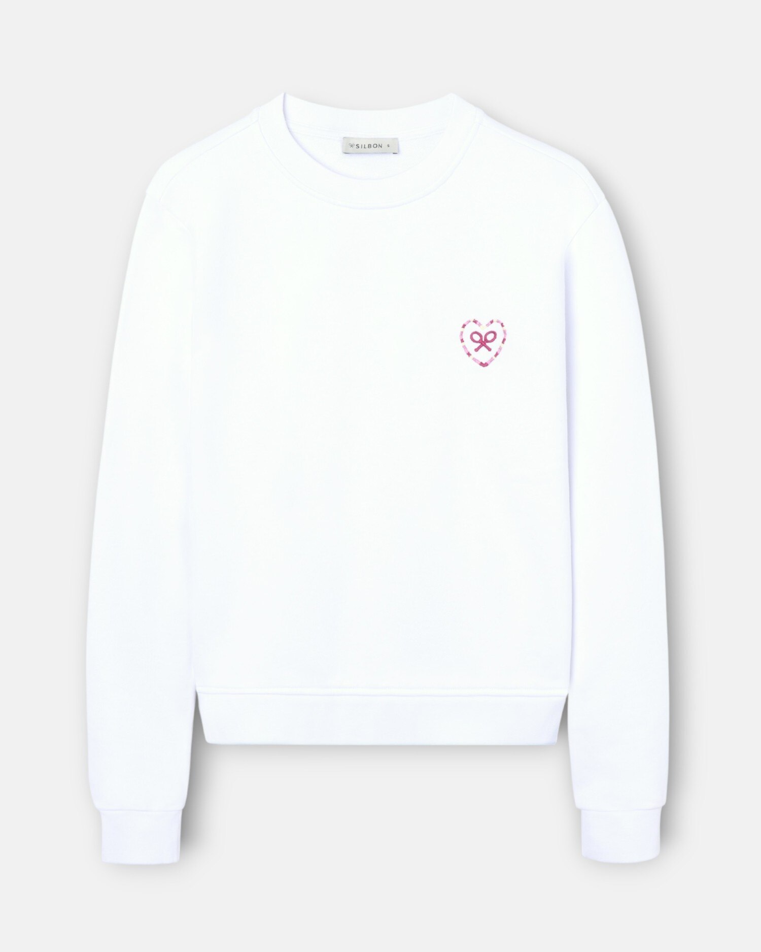 Sweat Coração Love Branco-4