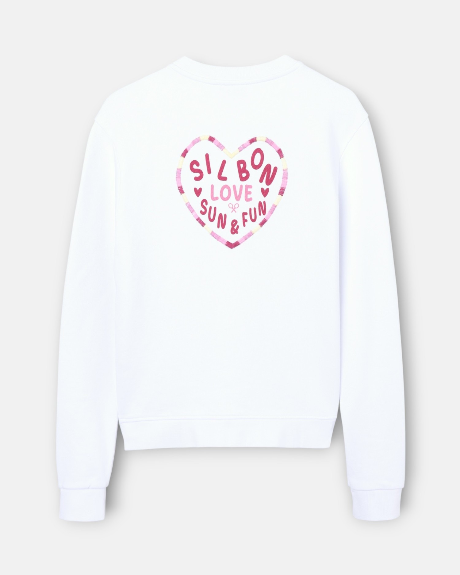 Sweat Coração Love Branco-5