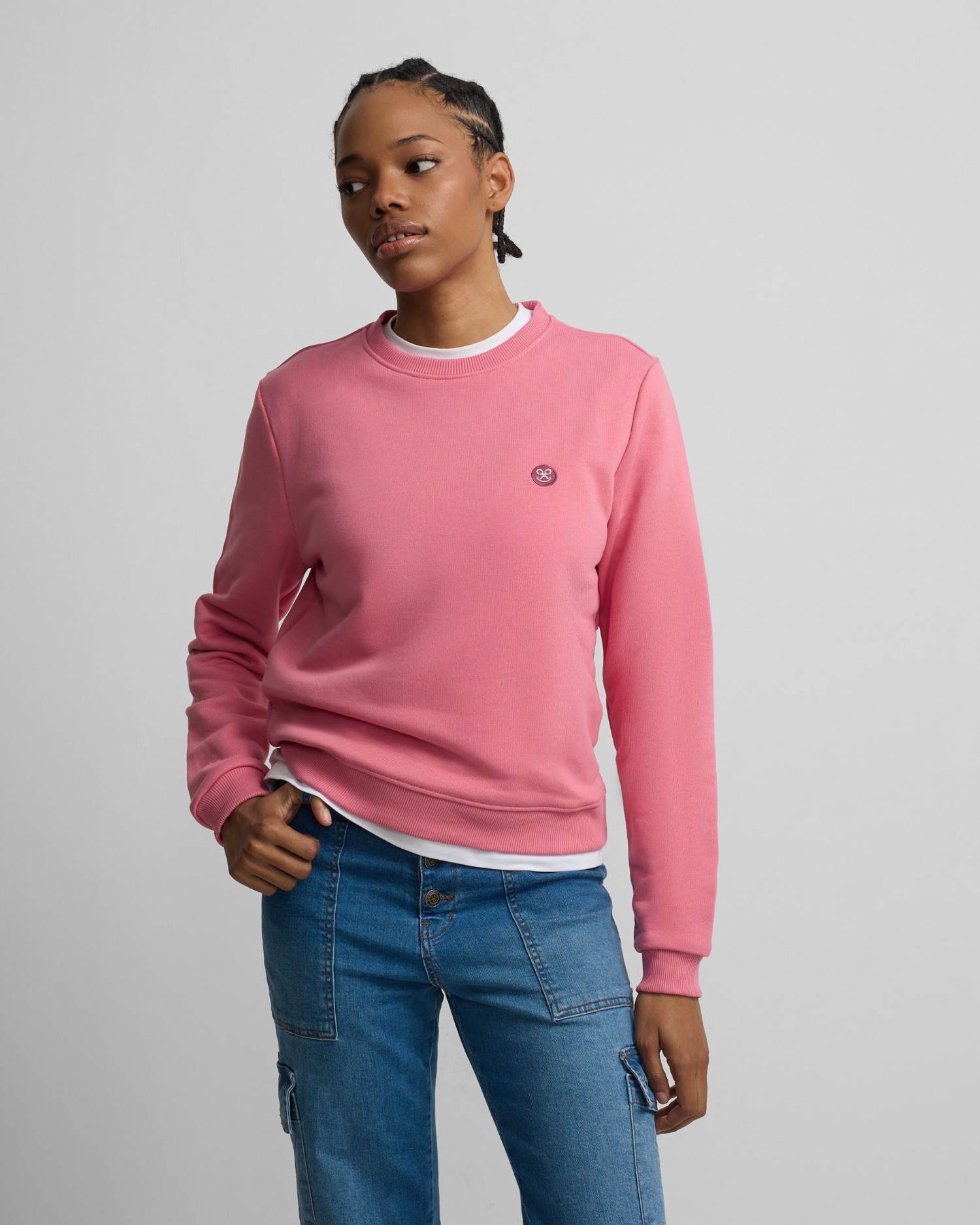 Imagem 0 de Sweatshirt Have a Silbon Day Rosa