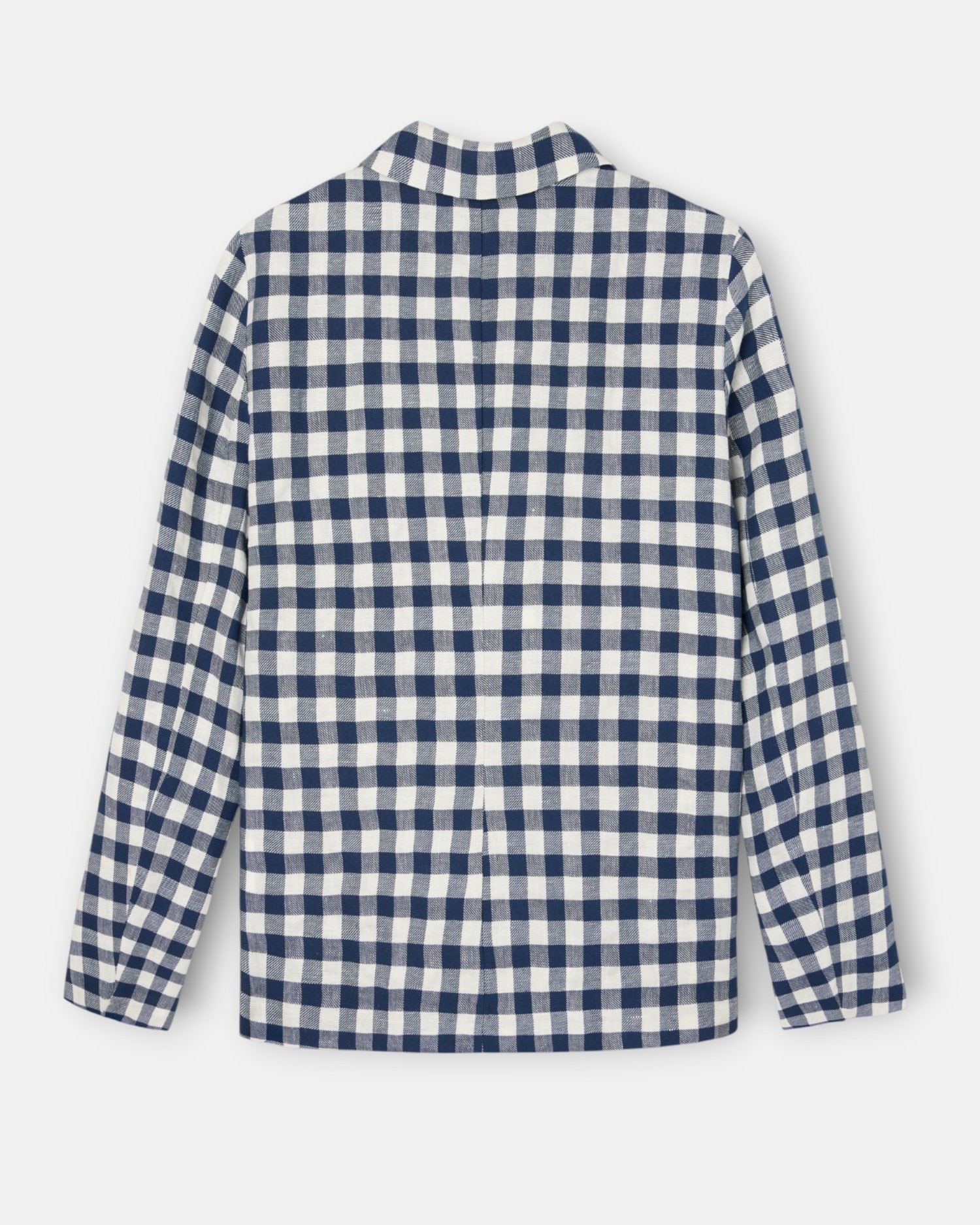 Blazer Cruzado Vichy Marinho Azul-marinho-5