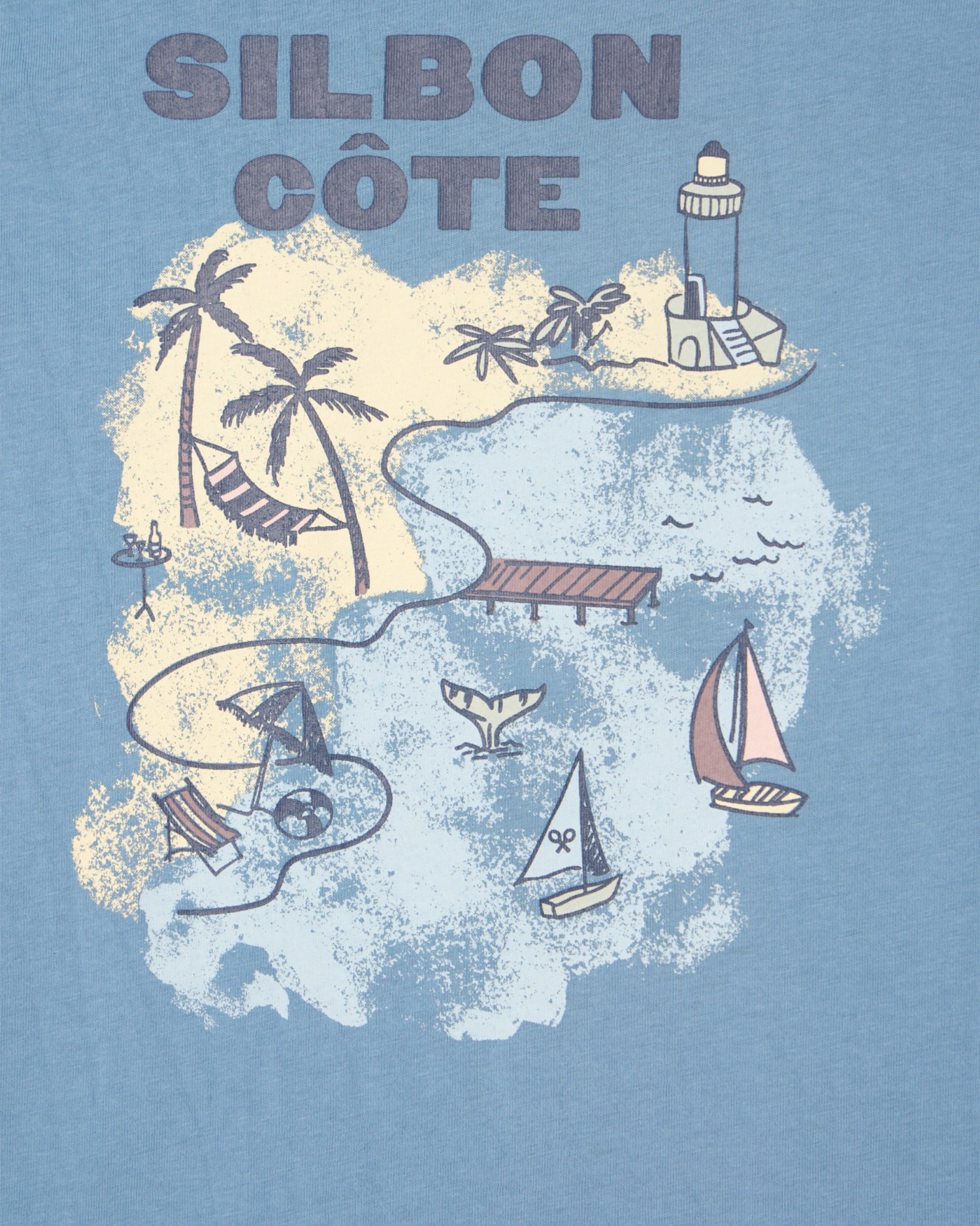 T-shirt Infantil Cote Silbon Azul-4