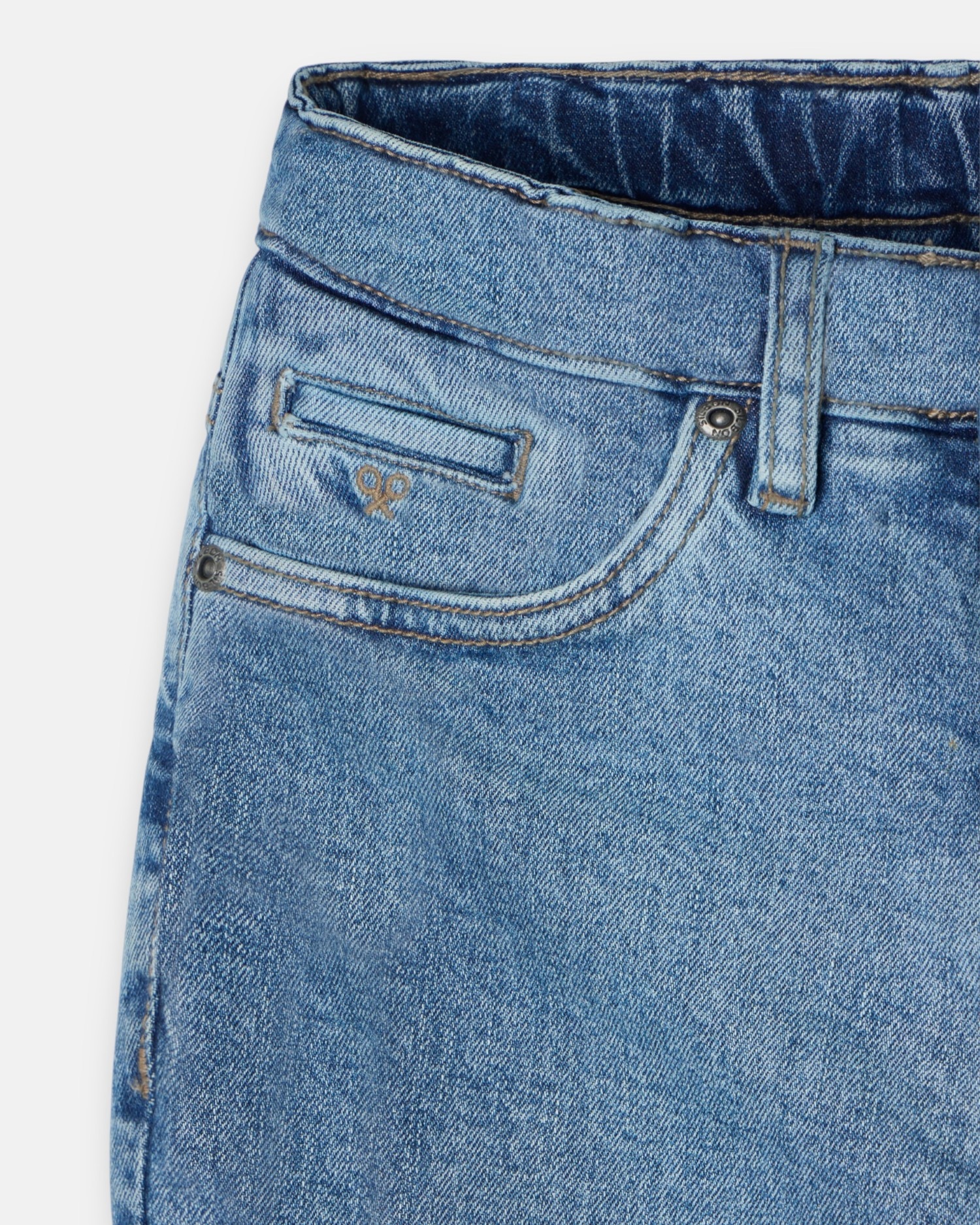 Calças Jeans Infantil Sport Denim Azul Silbon Azul denim-3