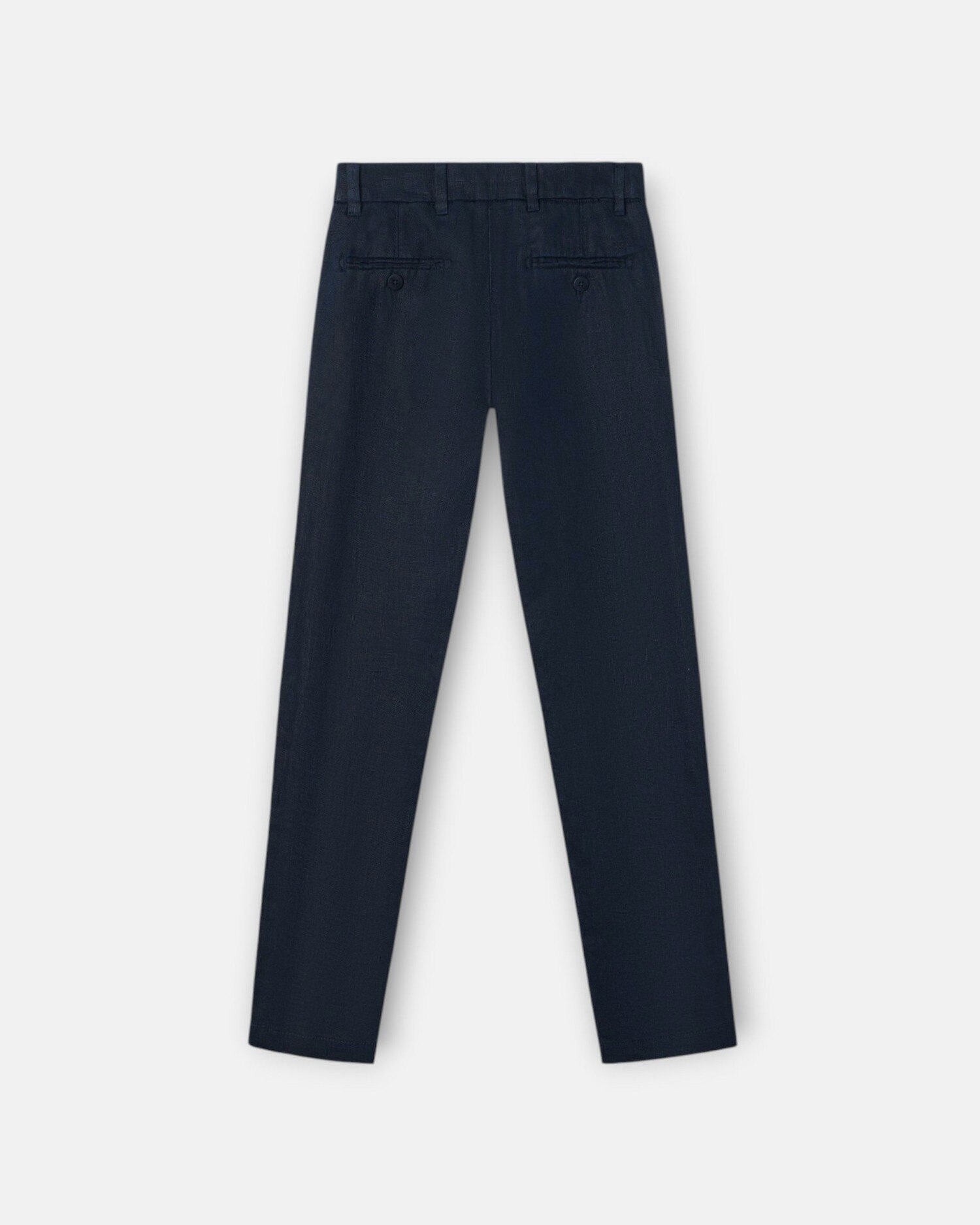 Calças Sport Infantil de Linho em Azul-marinho Silbon Azul-3