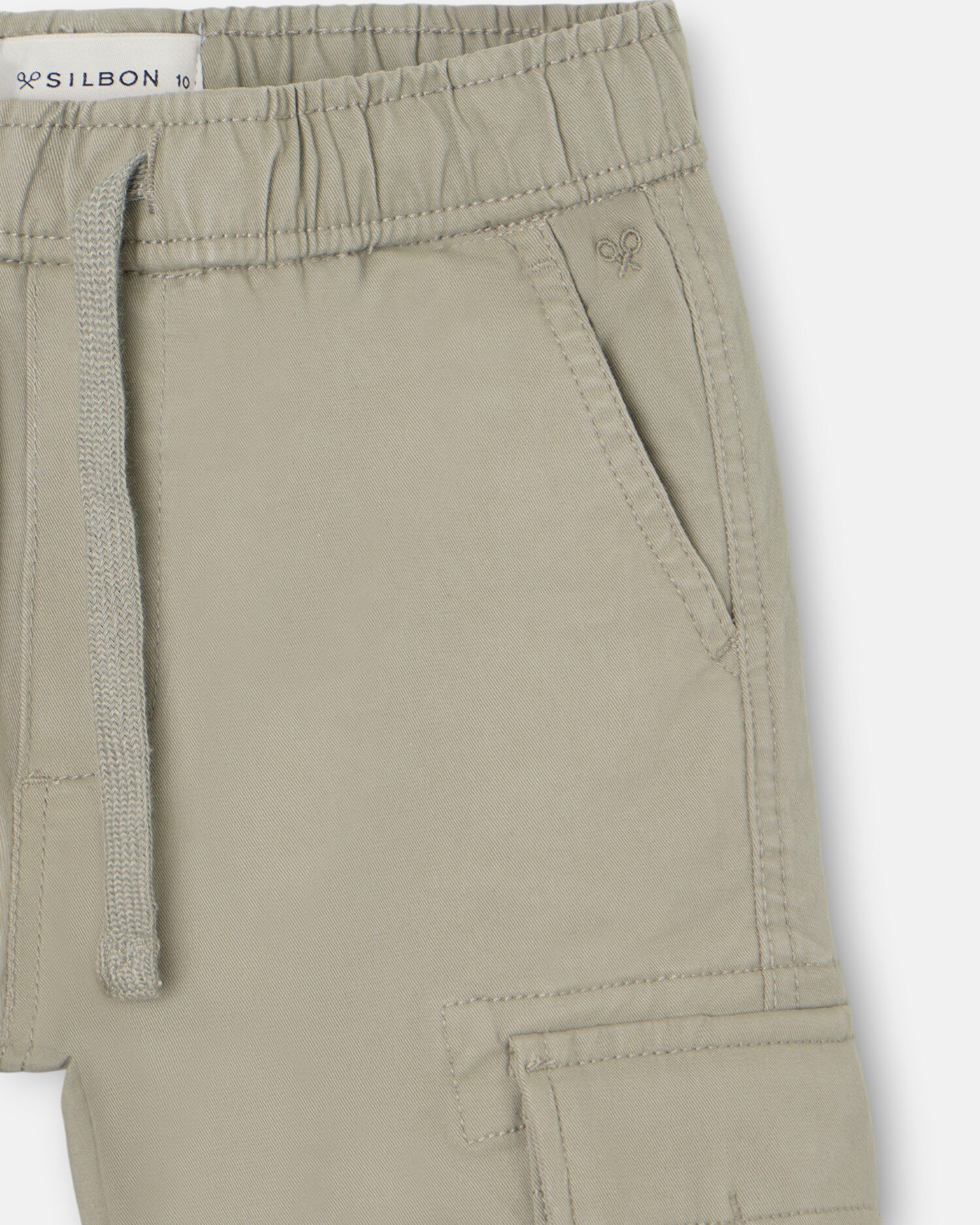 Calças Sport Cargo em Verde Silbon Verde-2