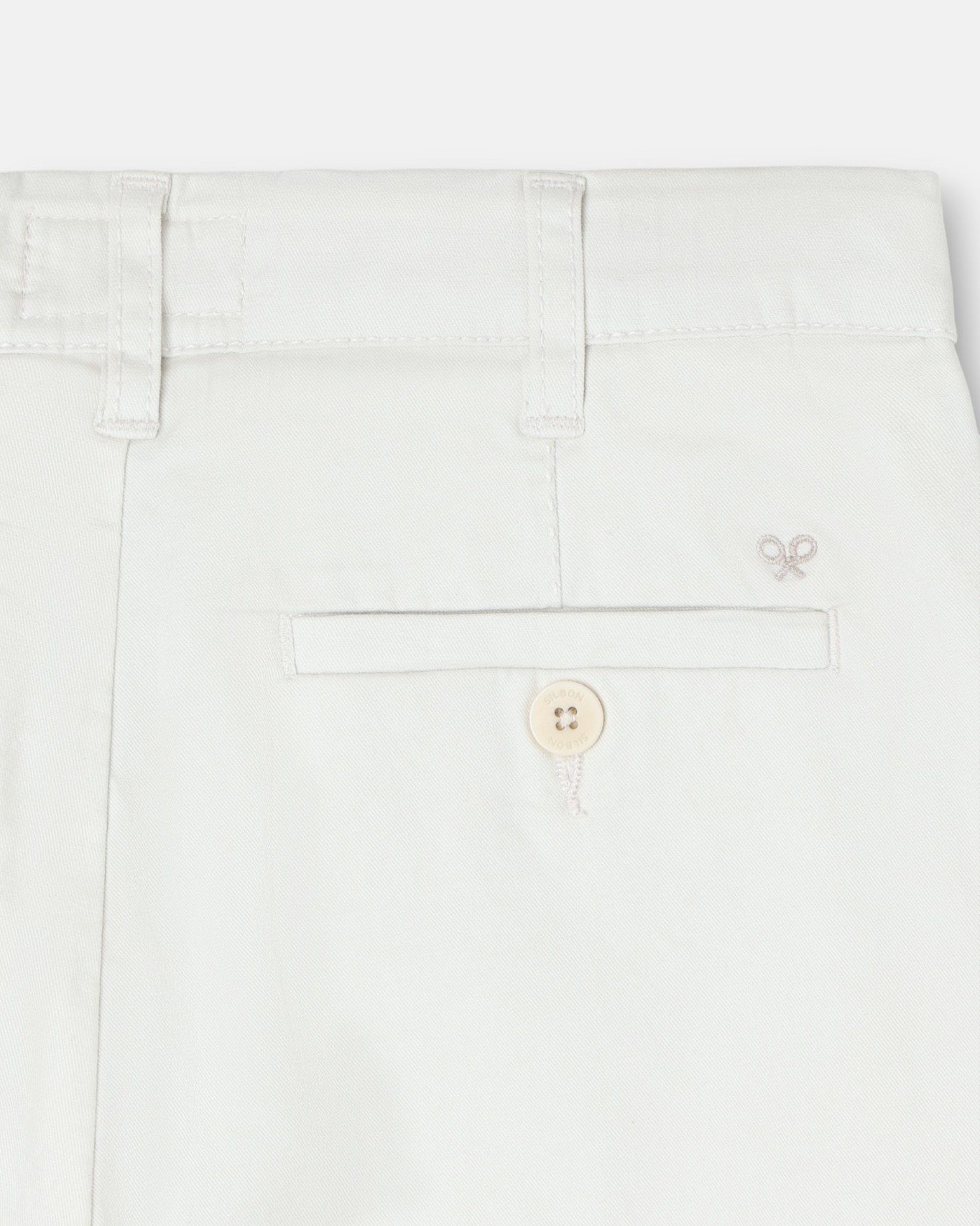Calças Chino Sport Infantil Silbon Pedra-4