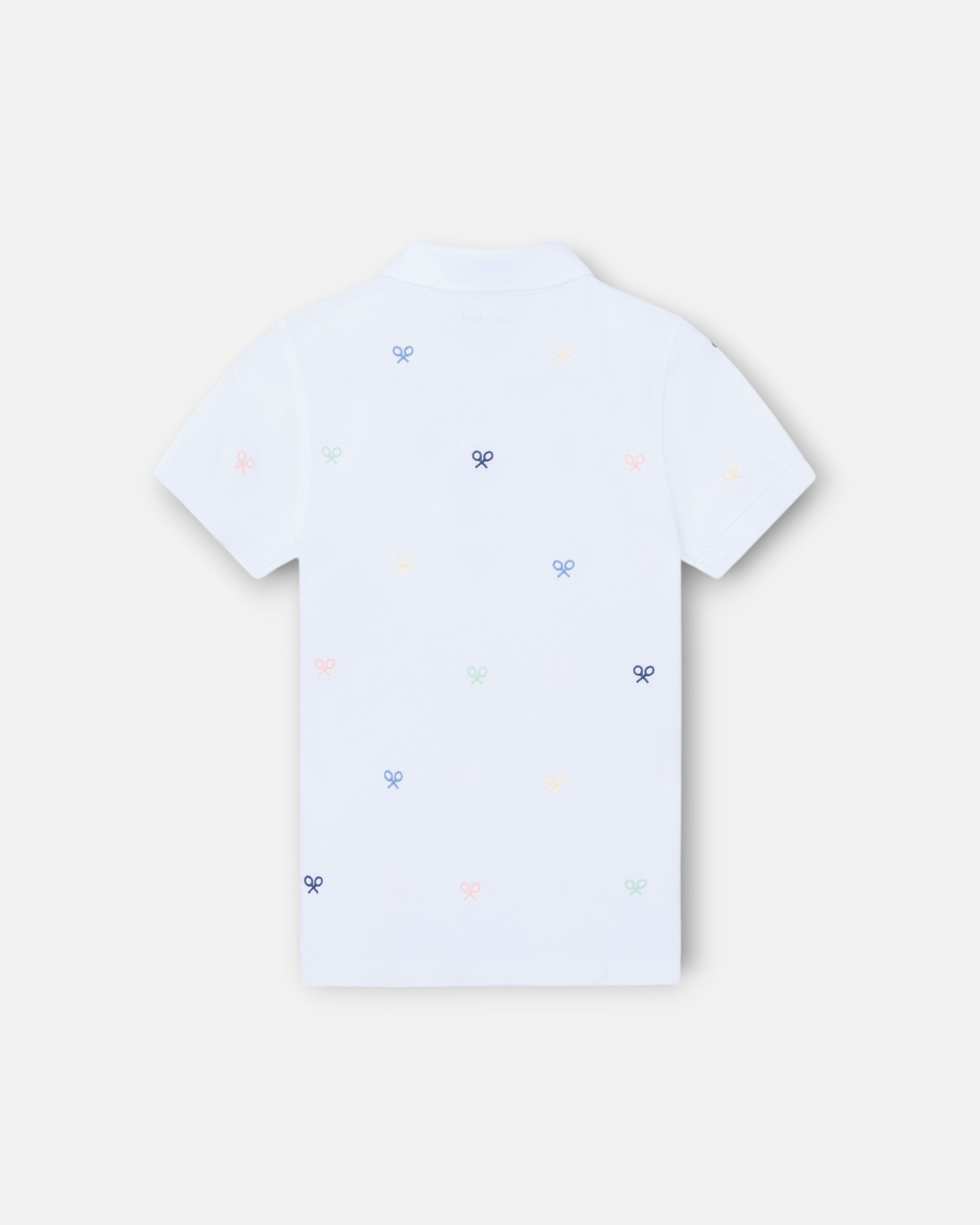 Polo Infantil Multiraquete em Cores Silbon Branco-3
