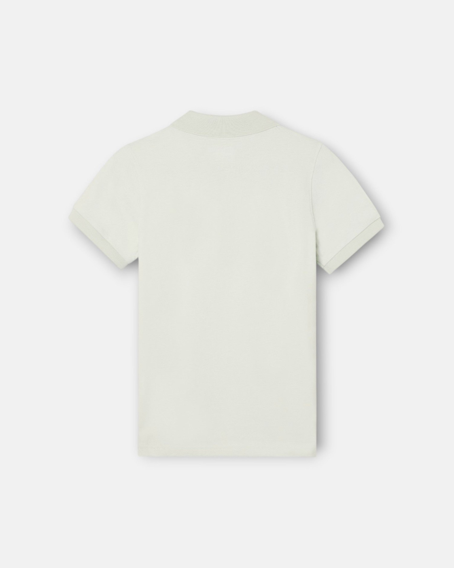 Polo Infantil Liso com Logo Rizo Verde-claro-3