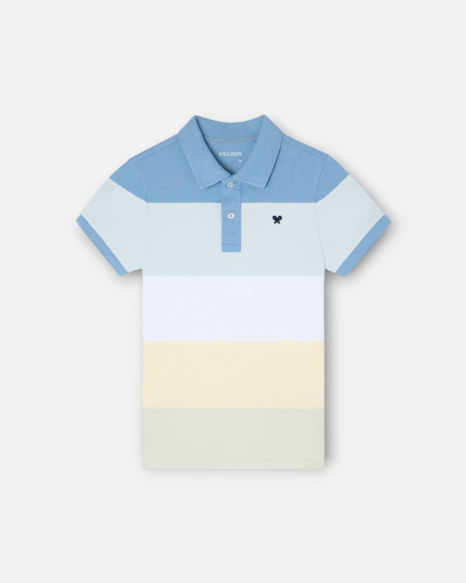 Imagem 0 de Polo Infantil Às Riscas Largas Multicolor