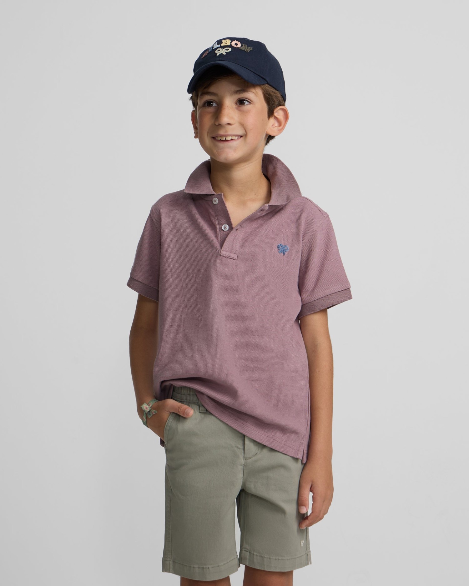 Imagem 0 de Polo Infantil Liso com Logo Rizo